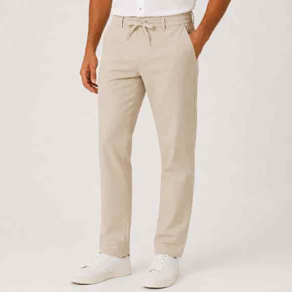 PANTALON RESORTADO 100% POLIESTER HOMBRE - miniatura 2