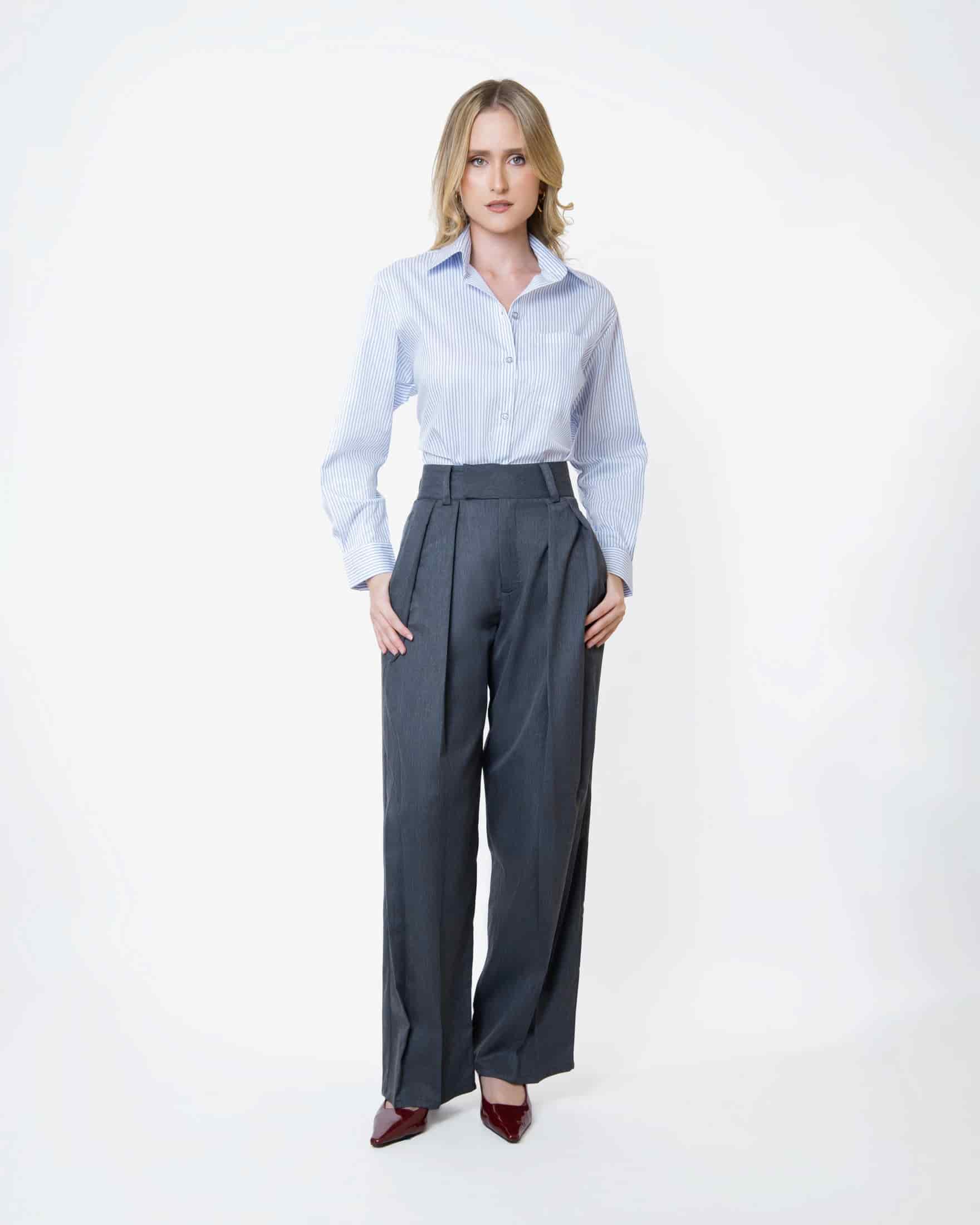 Gray Office Pants - miniatura 1