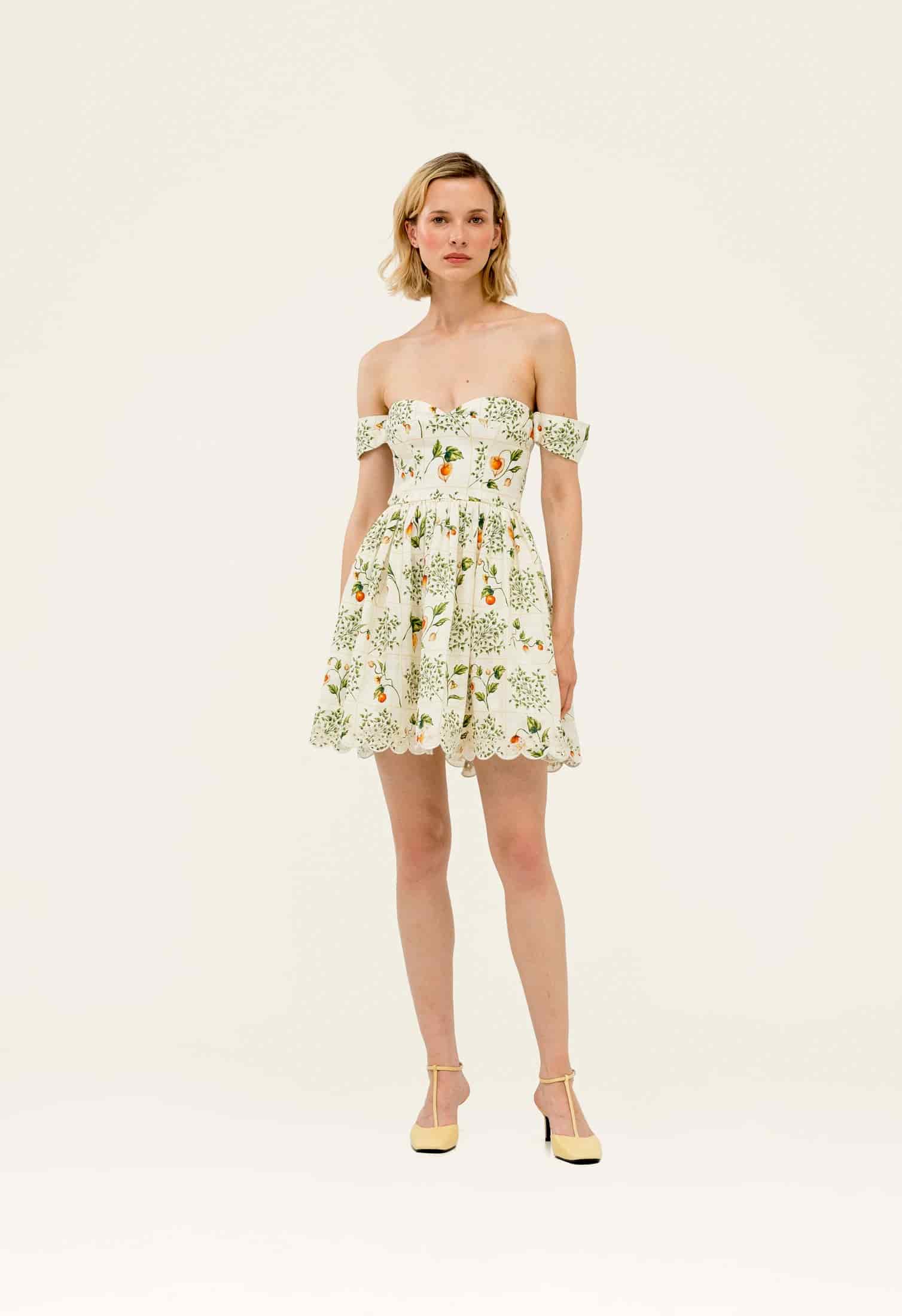 Poesia Uchuva Mini Dress - miniatura 1