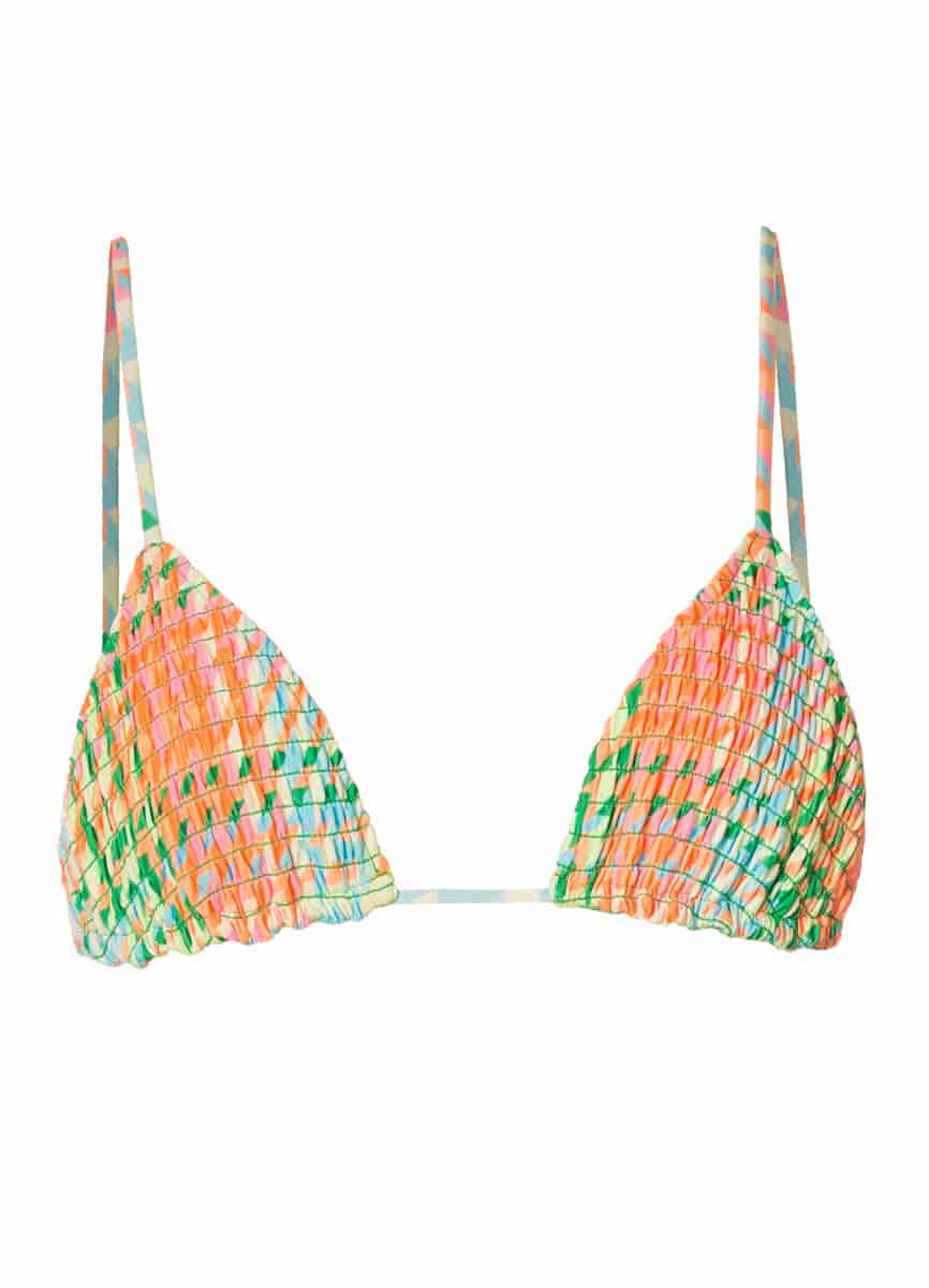 Maaji Dreamy Grid Zen Sliding Triangle Bikini Top - miniatura 5