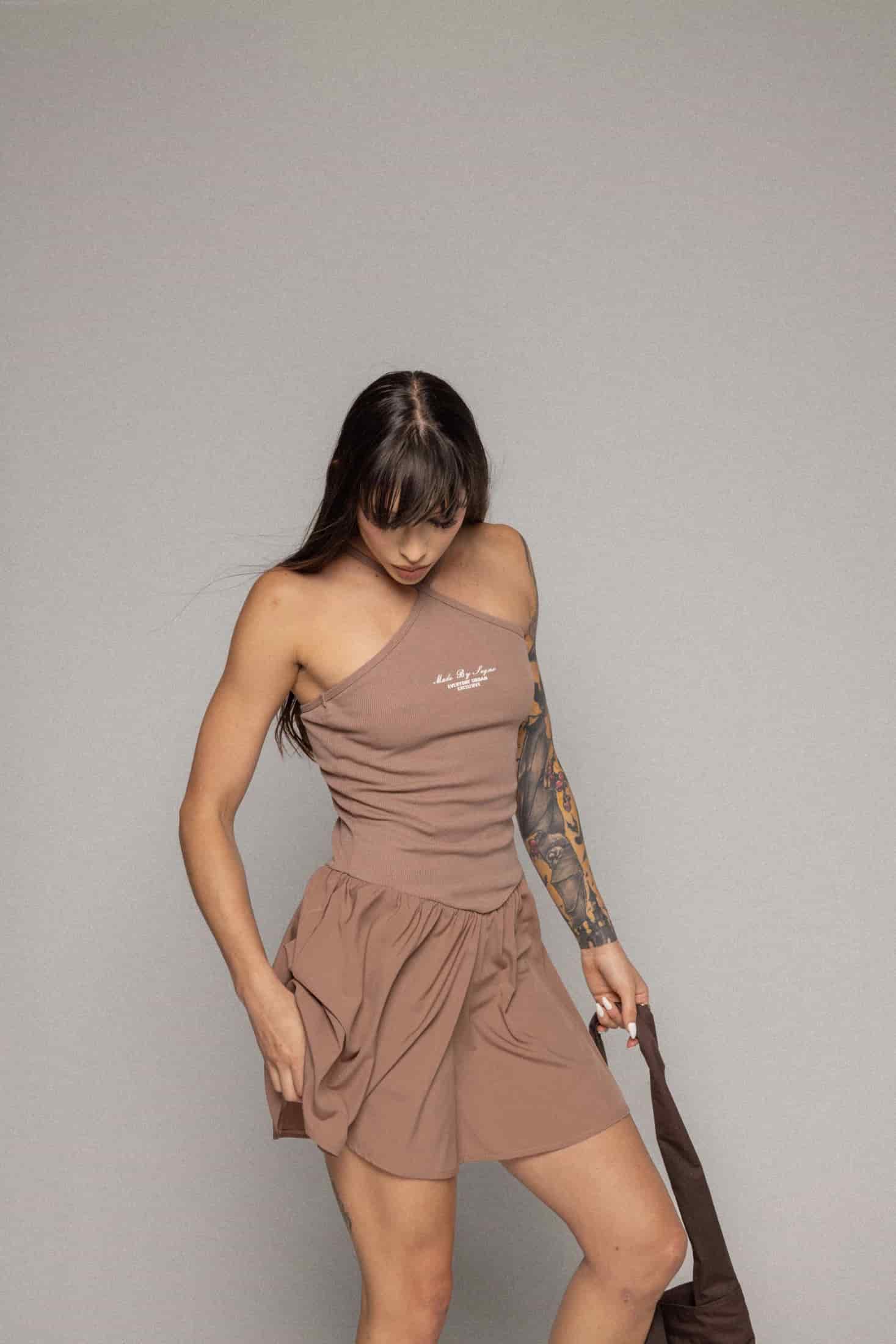 Vestido Mini The Win-Mocca - miniatura 4