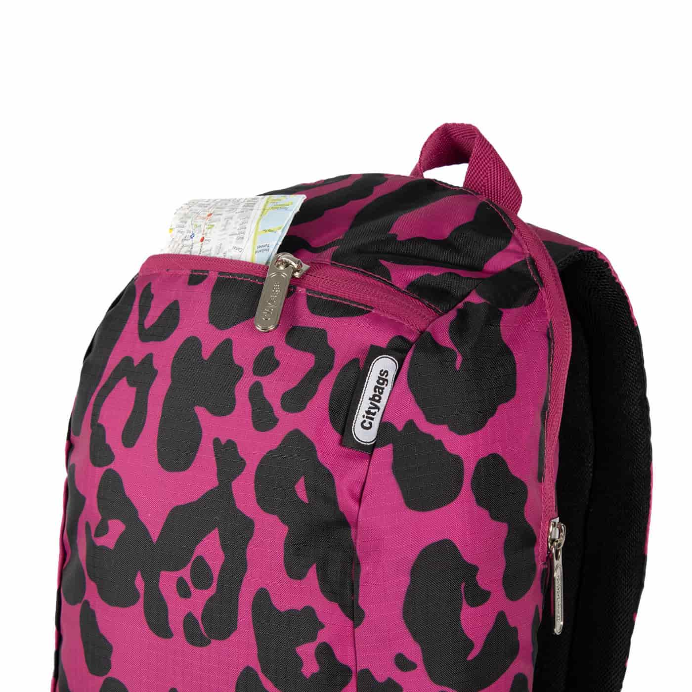 Morral Trekking ULTRA Estampado Viva Magenta Citybags Multicolor - miniatura 5