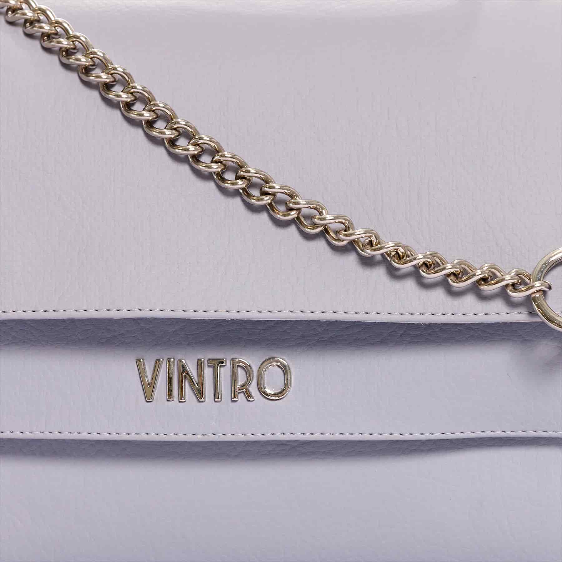 Cartera Para Mujer Dandy Gris Con Cargadera En Cadena - miniatura 4
