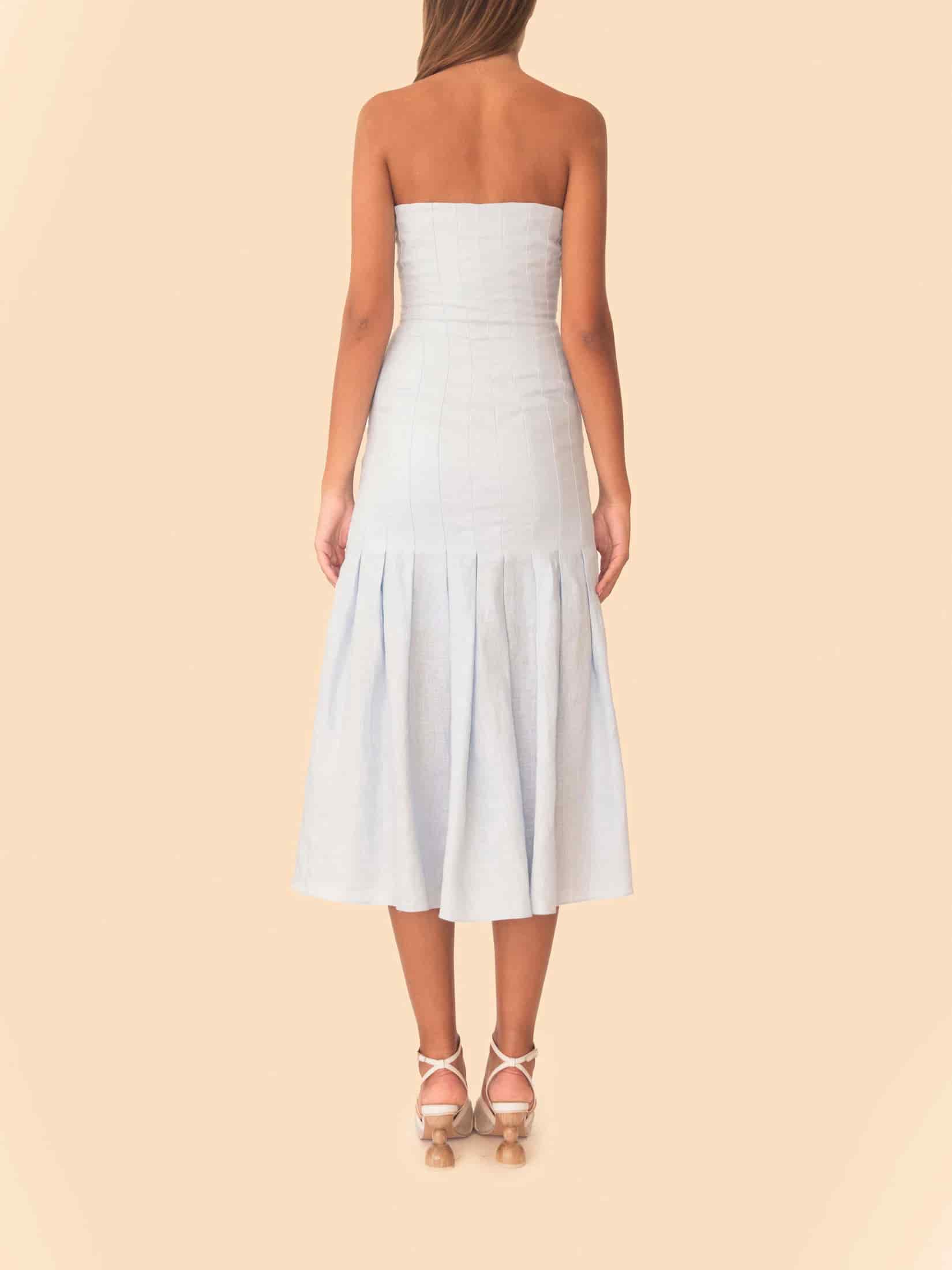 ELEA DRESS ICE BLUE - miniatura 4