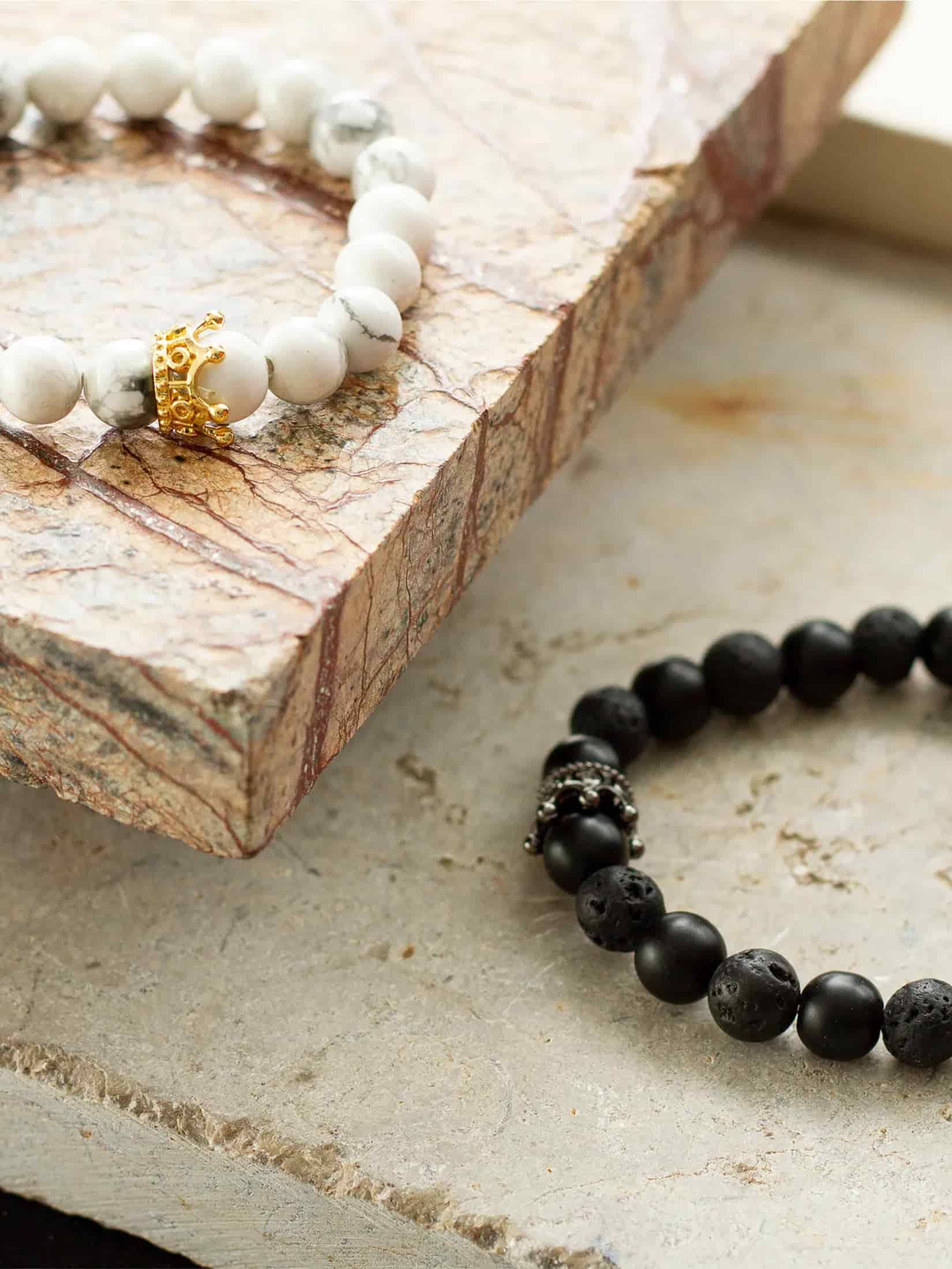 Brazalete Pareja Onyx 8mm - miniatura 6