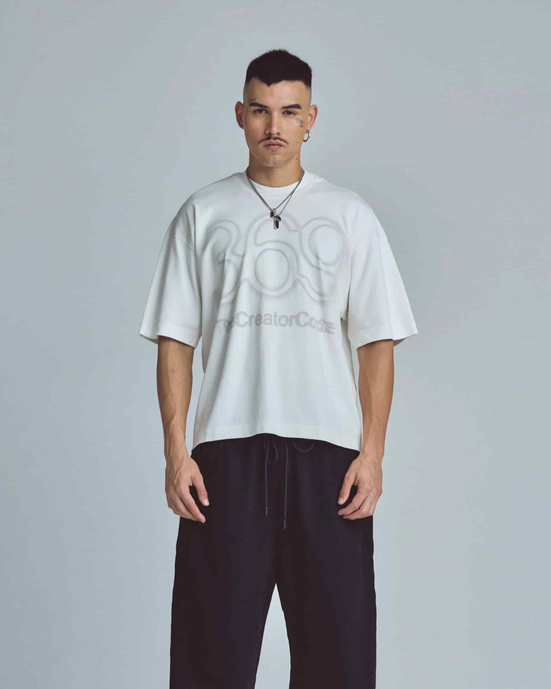 Stardust Code Boxy Fit Tshirt White - miniatura 2