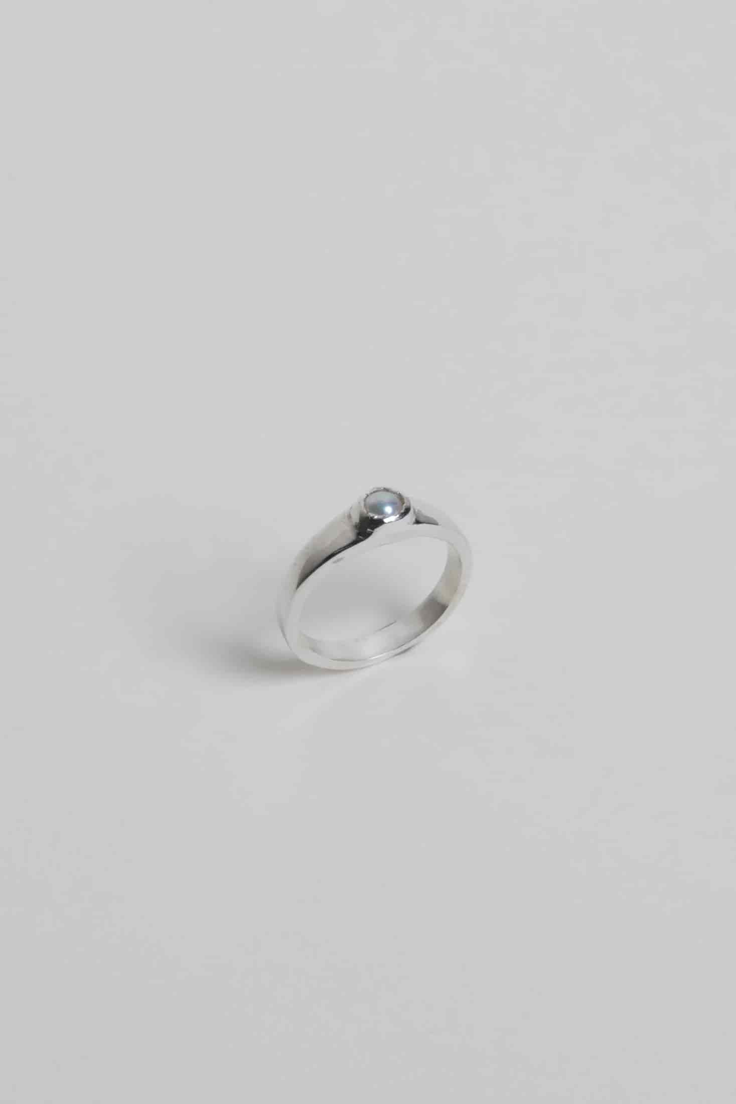 CLOUD RING WITH NATURAL PEARL - miniatura 4