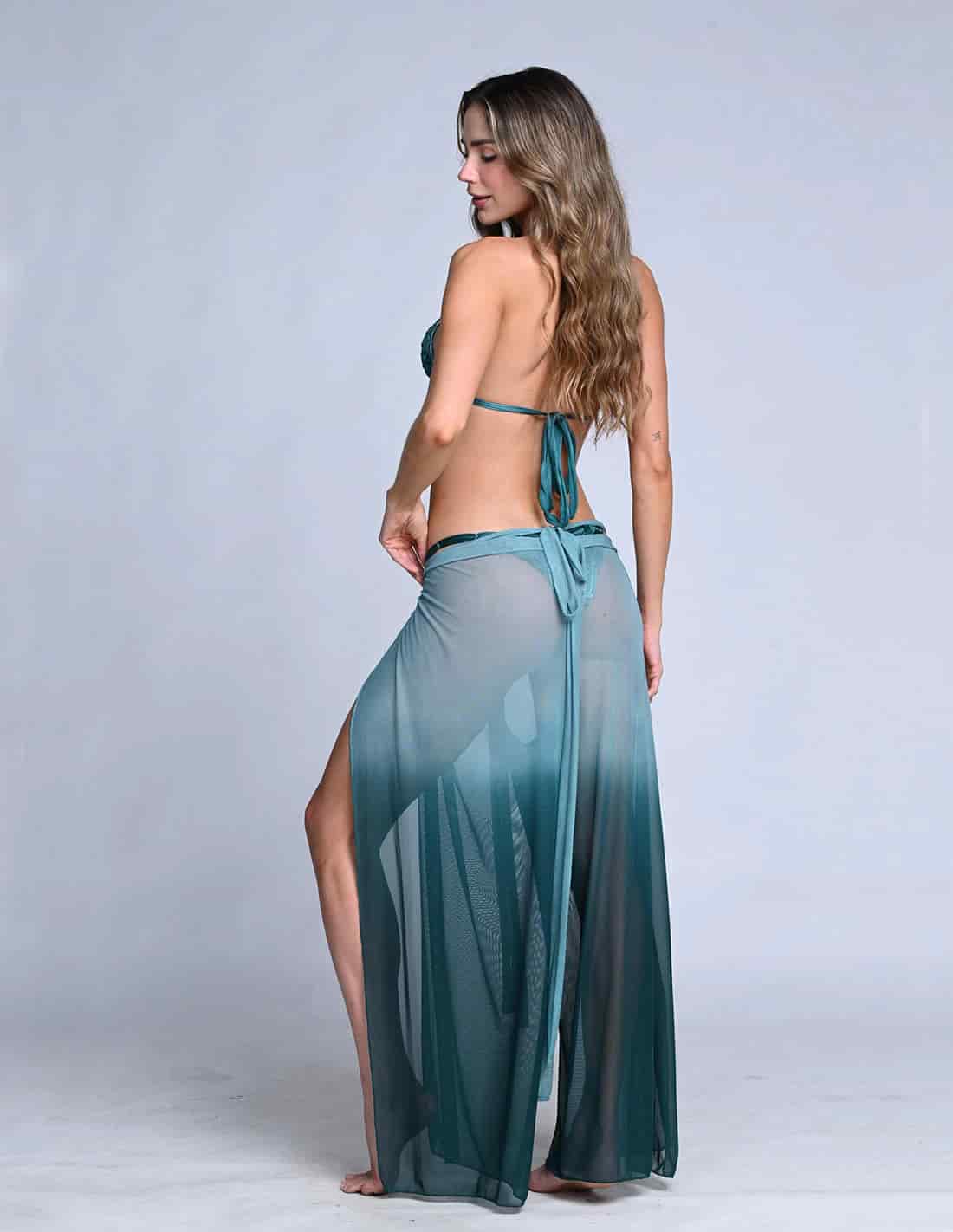 Outfit: Top, Panty Nebula & Pantalón Auren Faded Boreal Green - miniatura 2