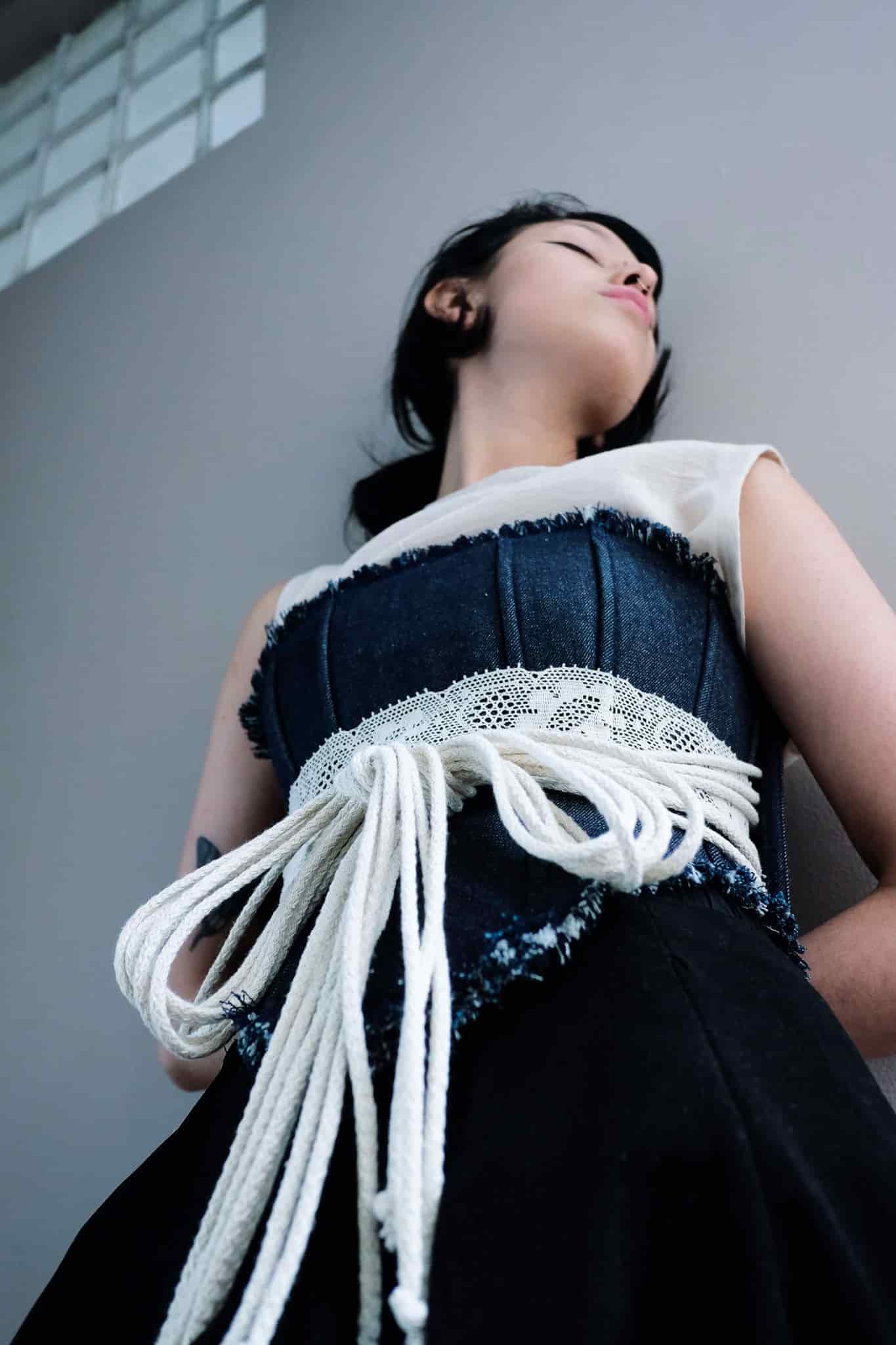 Corset Piel largo Guipure - miniatura 2
