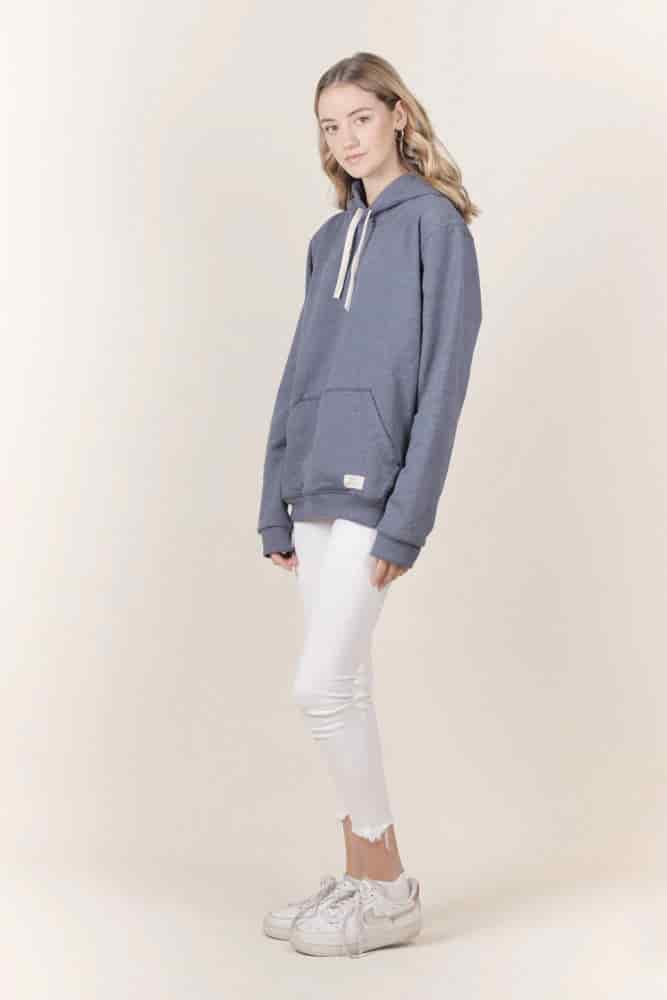 HOODIE AZUL UNISEX- BÁSICO - miniatura 4