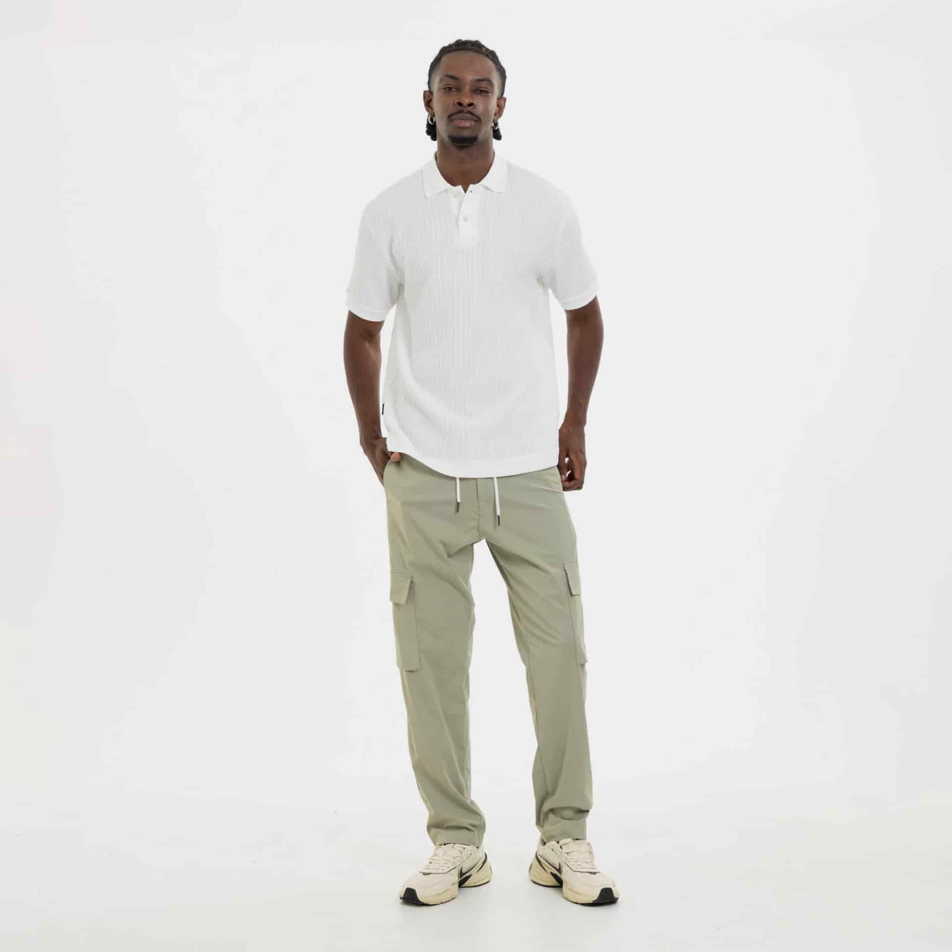 Refined Polo Knit Ivory - miniatura 2