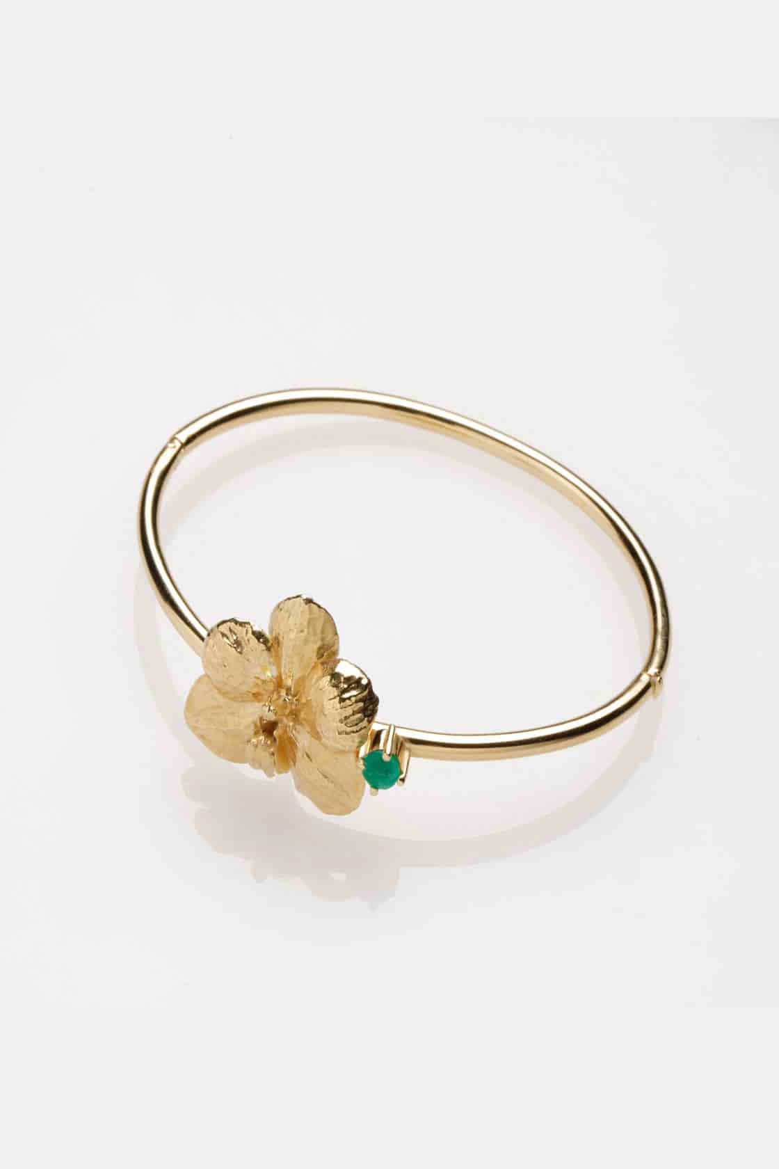 MINI VANDA ORCHID 18K BRACELET - miniatura 1