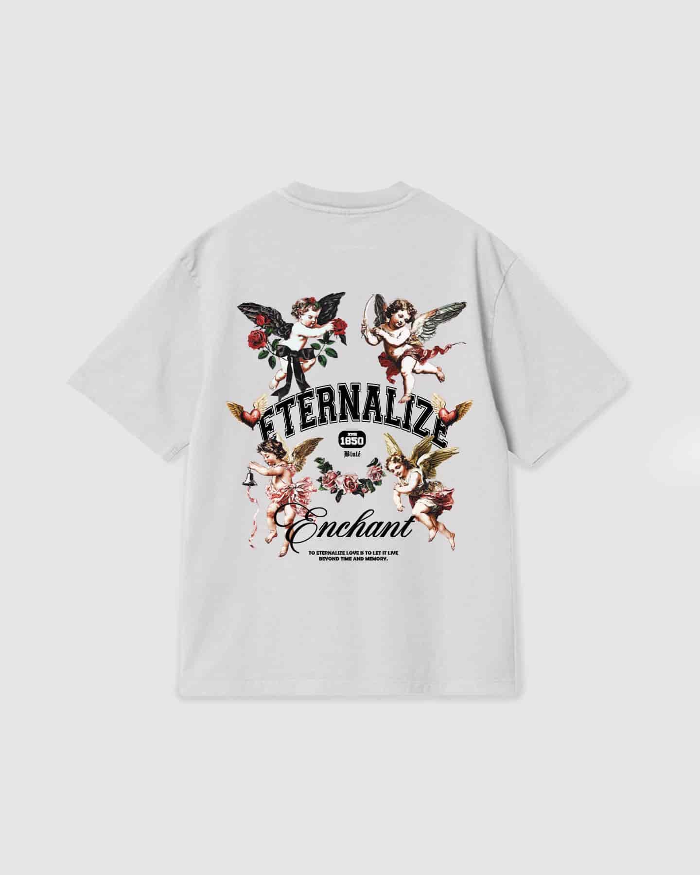 Oversized T Shirt Eternalize White - miniatura 1