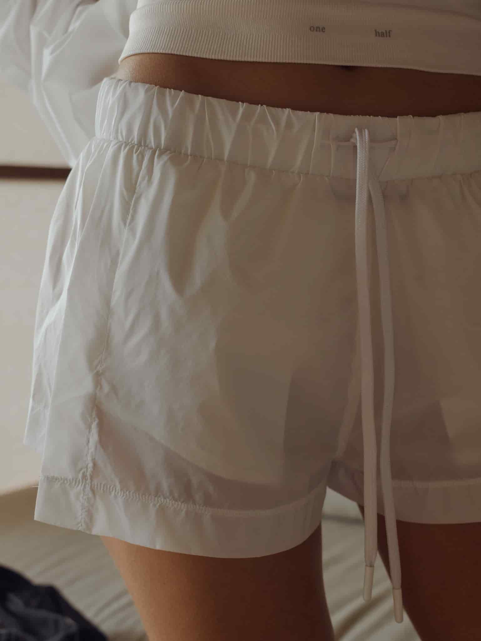 INVISIBLE SHEER SHORTS - WHITE - miniatura 10