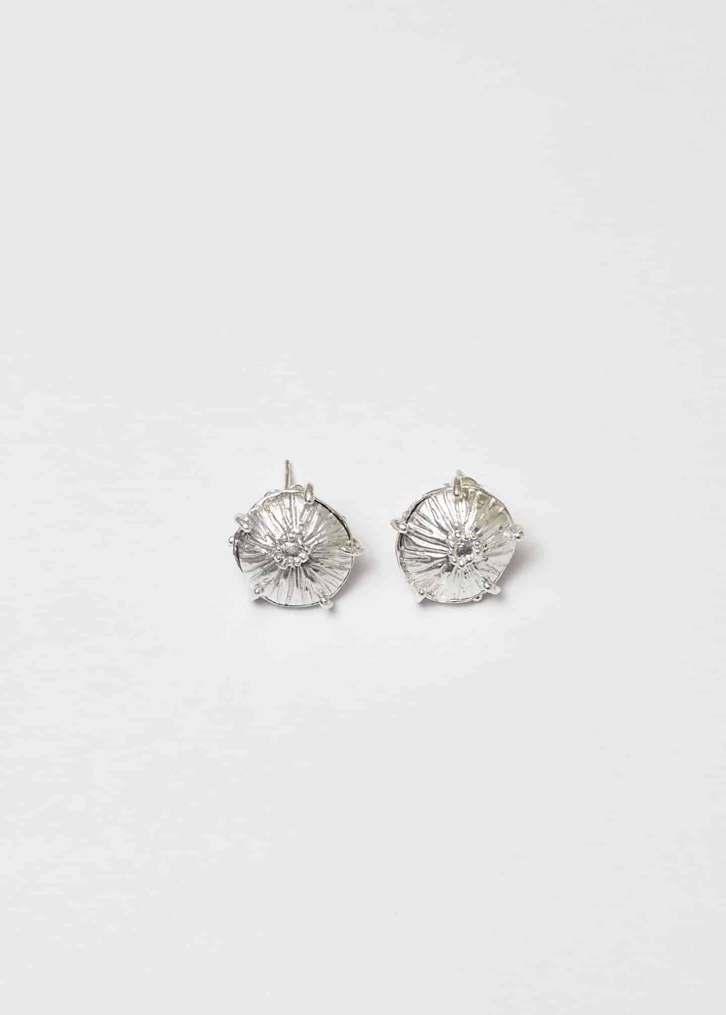 Aretes midi sombrerito plata - miniatura 1