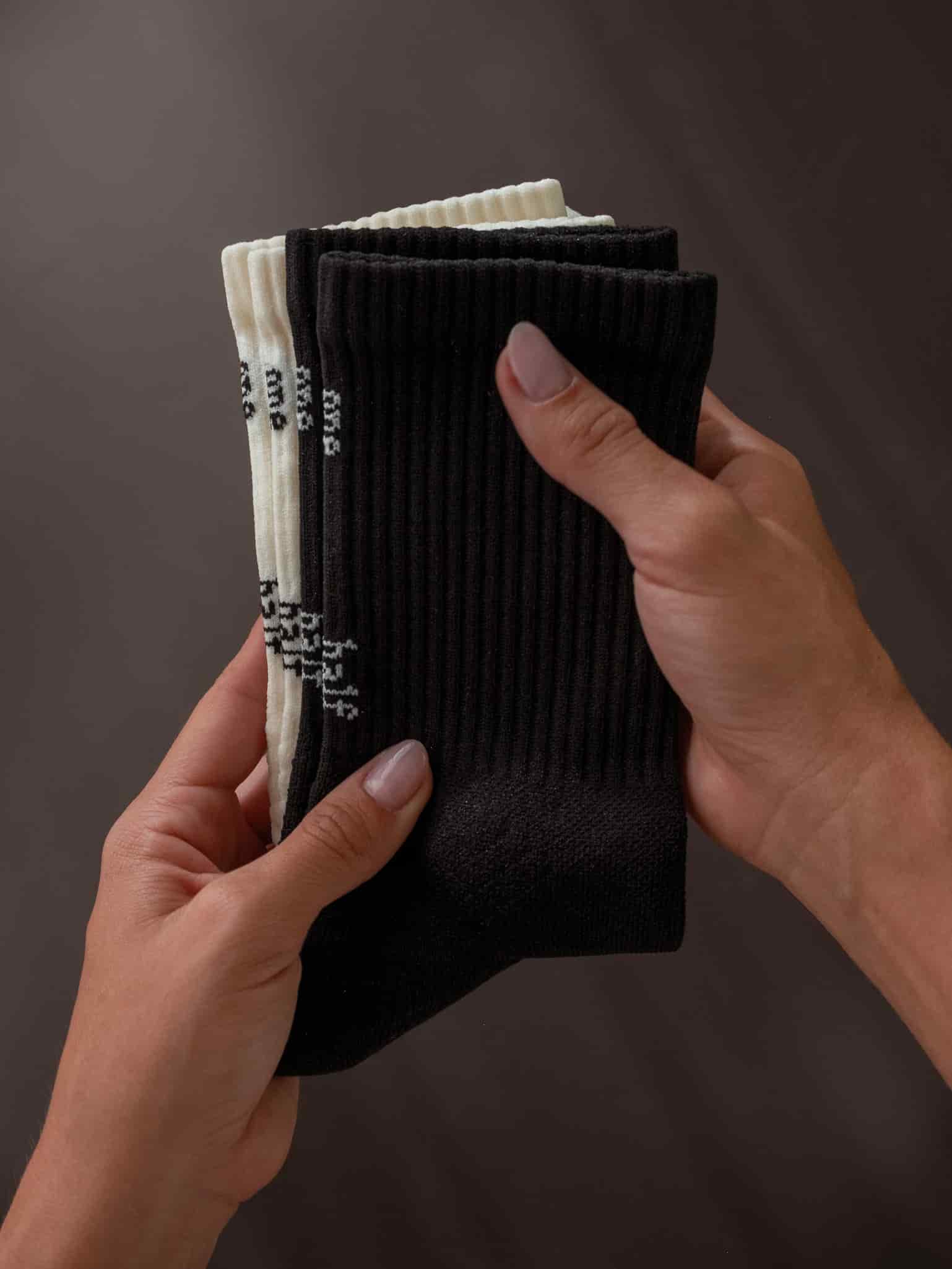 HIKE PRO SOCKS PACK X2 - SOFT WHITE & BLACK - miniatura 13