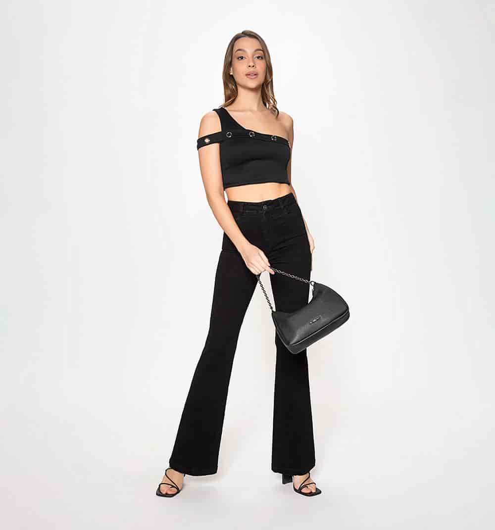 Blusa hombro descubierto con ojaletes - miniatura 2