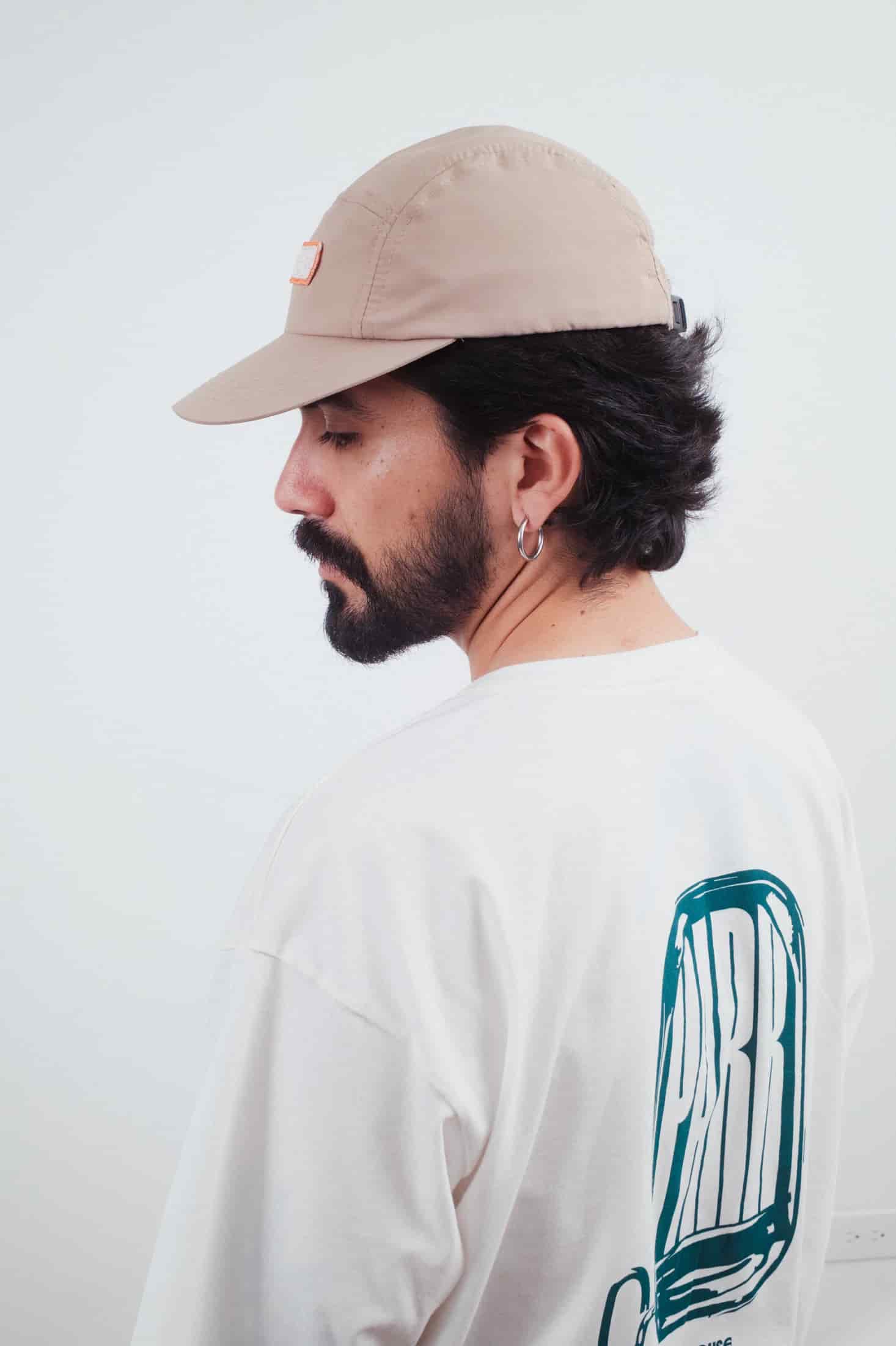 Gorra Five Panel Beige - miniatura 2