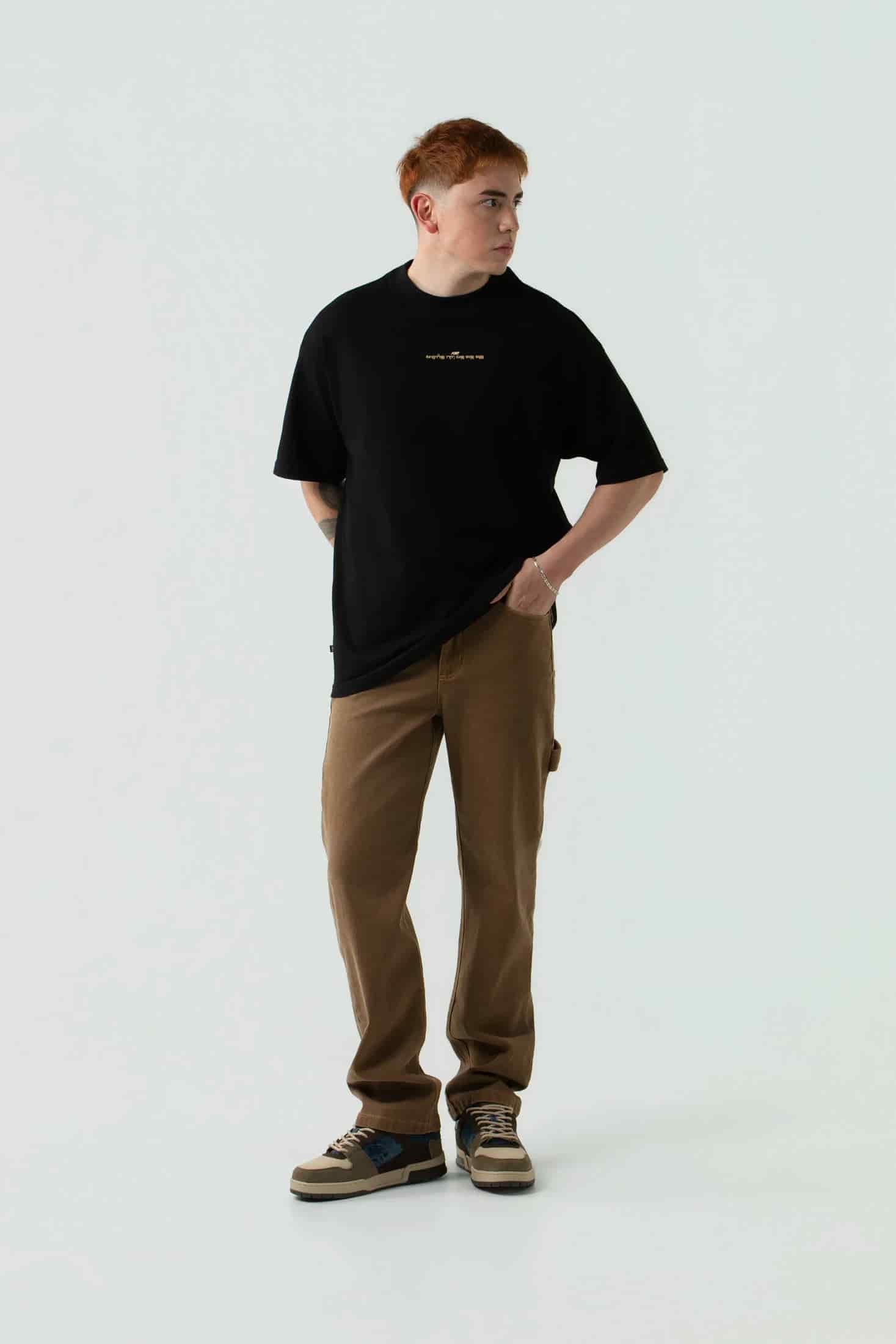 PANTALON CARGO COLOR CAFE - miniatura 5