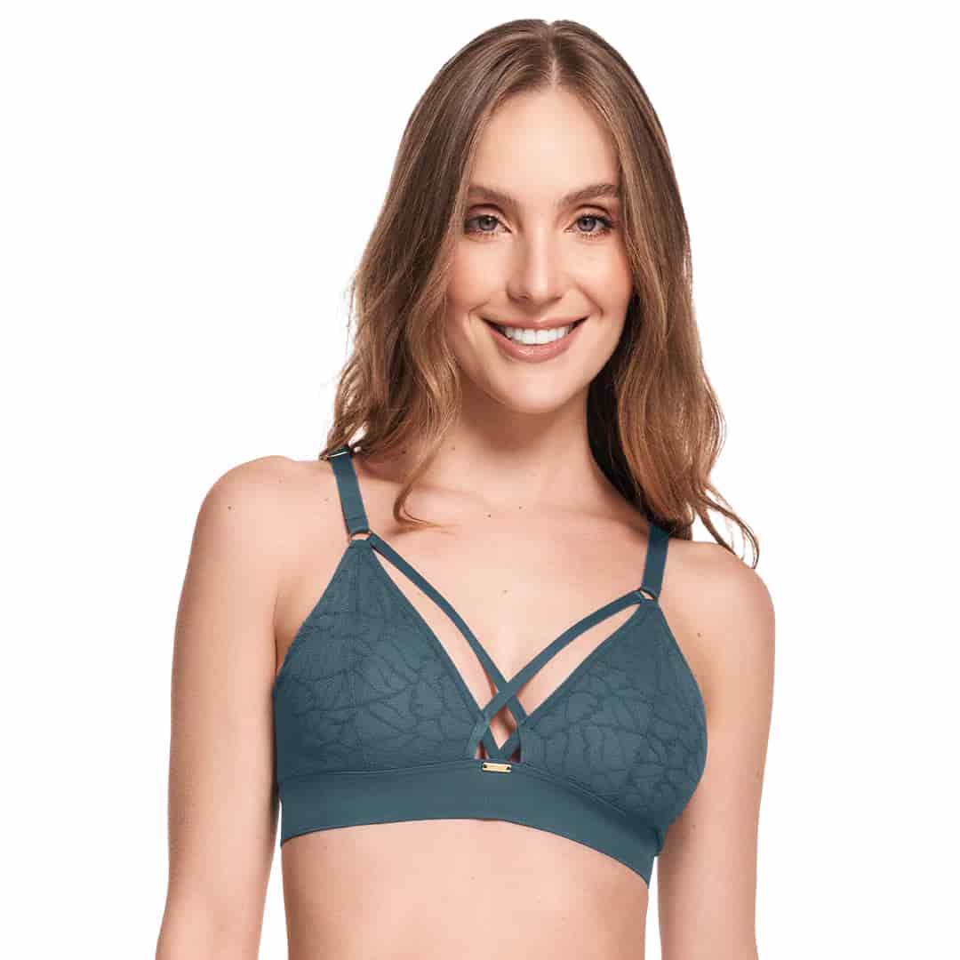 BRALETTE CON ENCAJE ROMÁNTICO - miniatura 4
