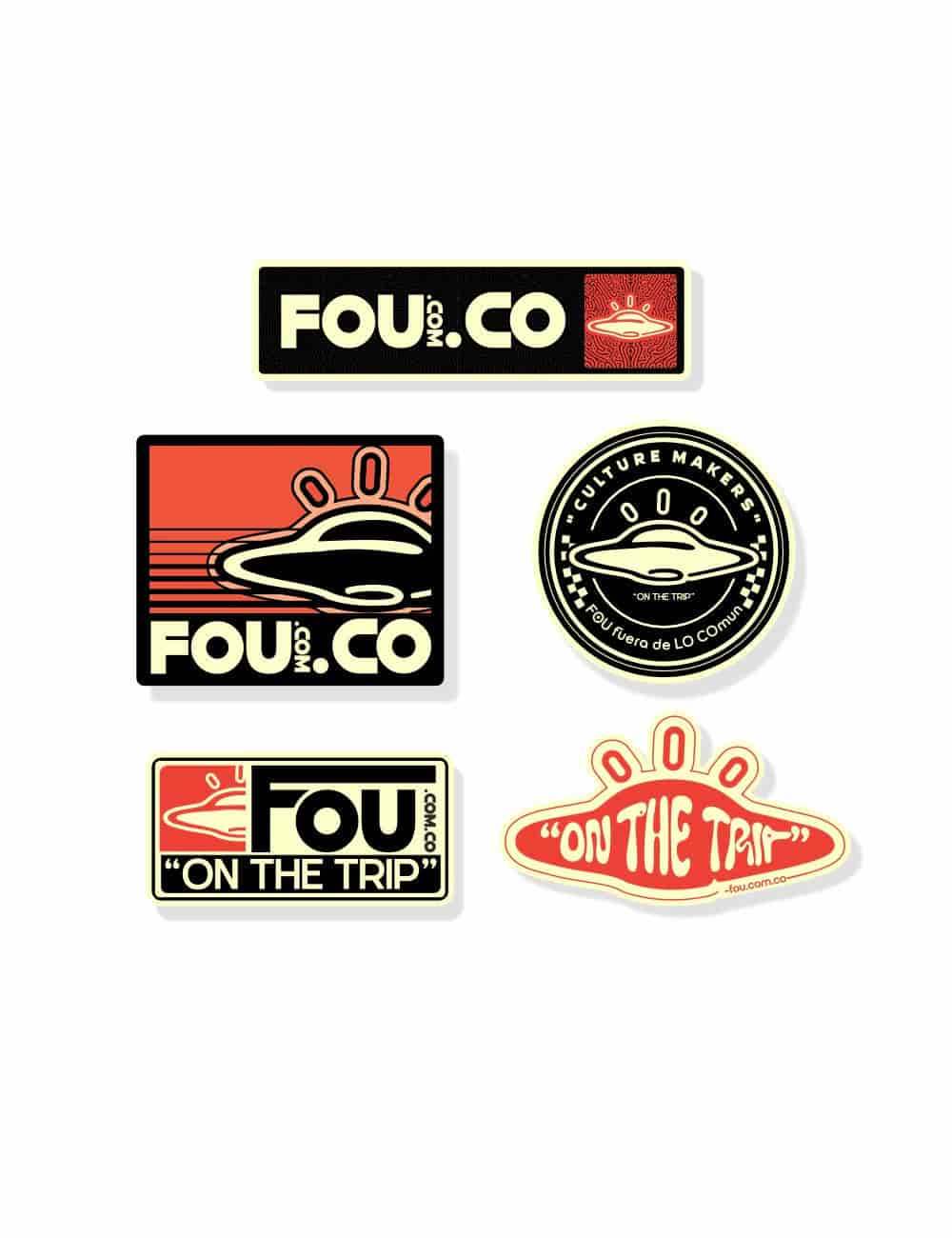 Pack Sticker X 5 Unidades de FOU - miniatura 1