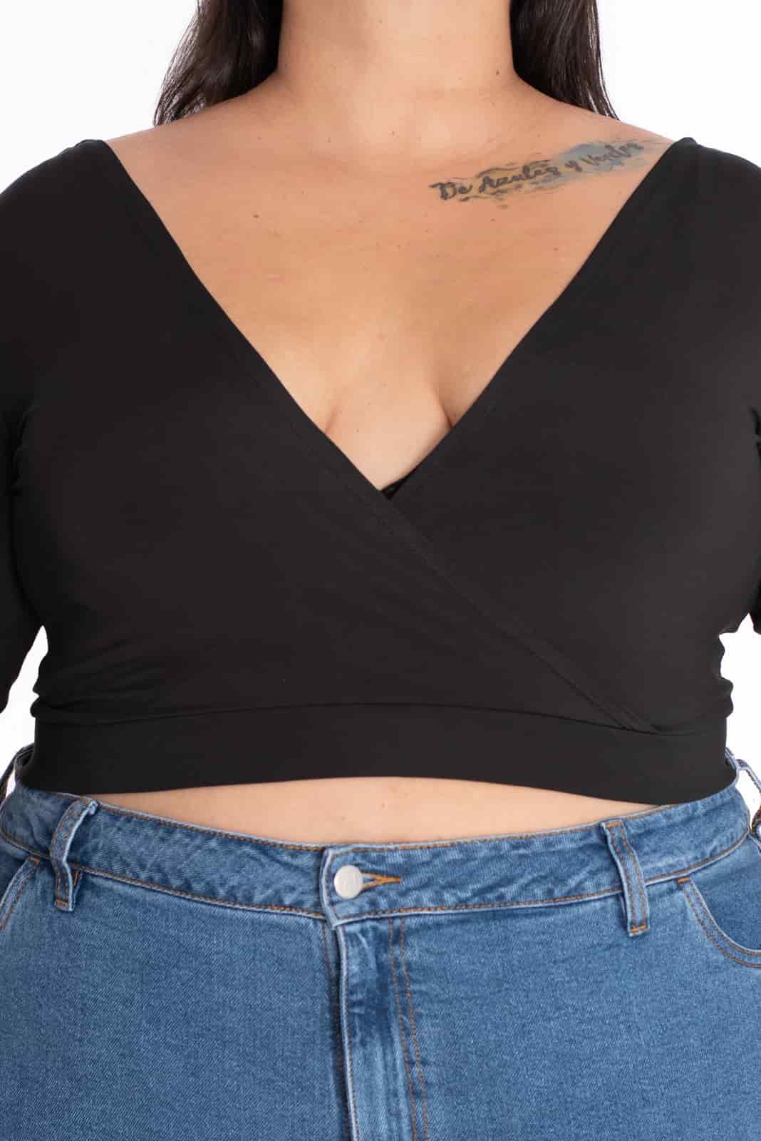 Crop Top Molly Negro - miniatura 5
