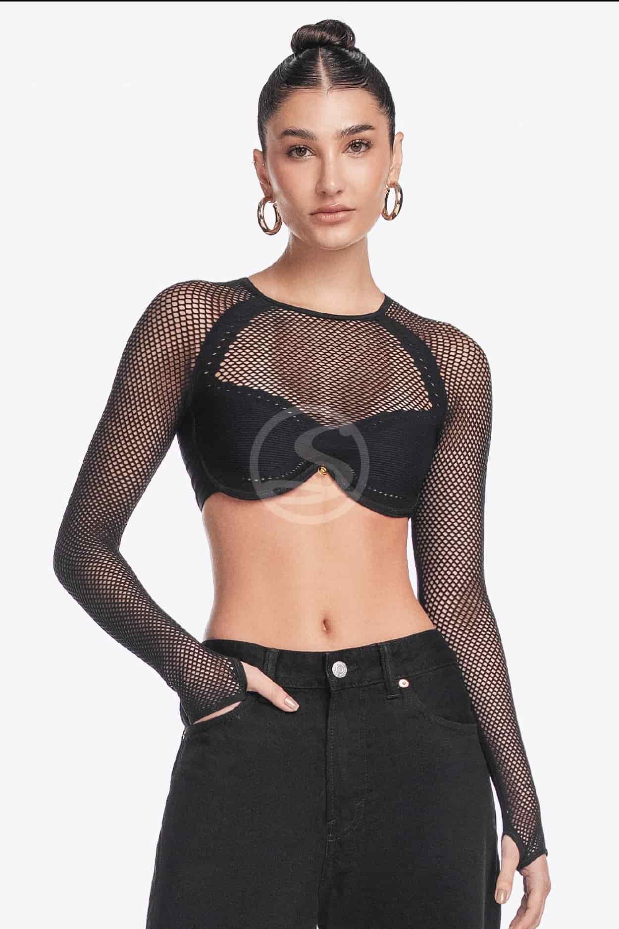 Bustier Core Negro Santísimas Ref. S-709 - miniatura 1
