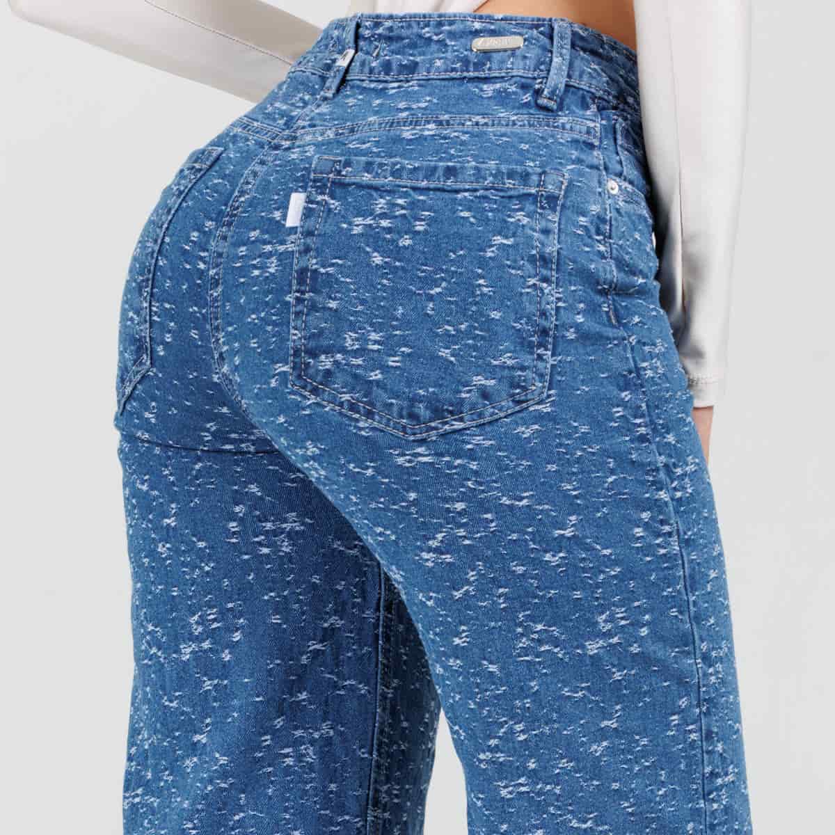 Jean Wide Leg ax-3147 Rigido - miniatura 3