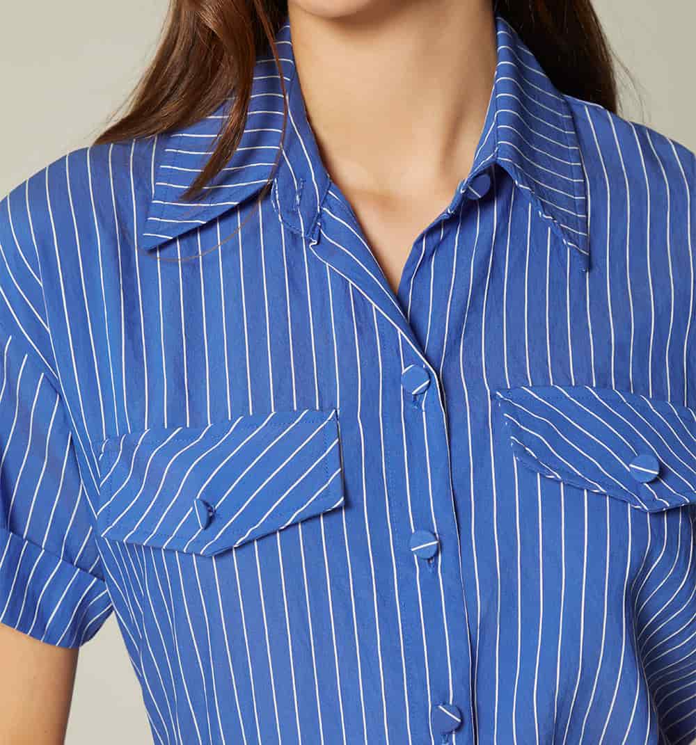 Blusa manga corta boxy - miniatura 3