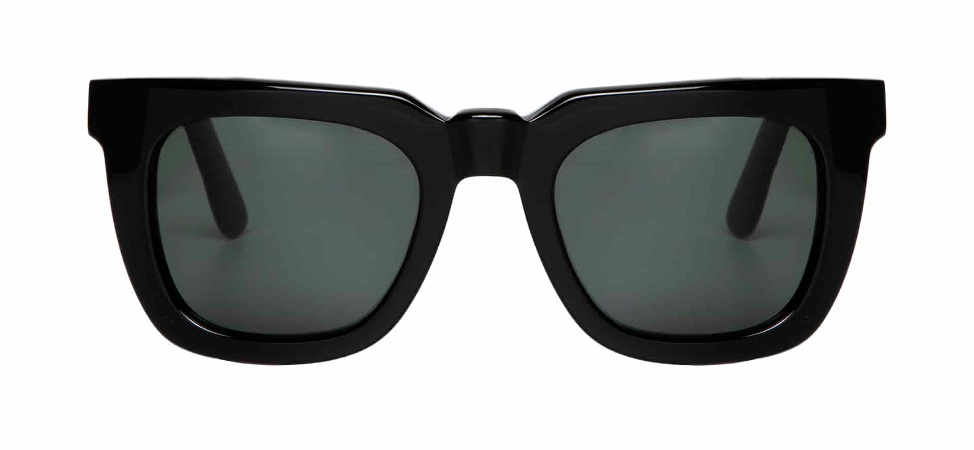 BLACK MELROSE WITH CLASSICAL LENSES - miniatura 1