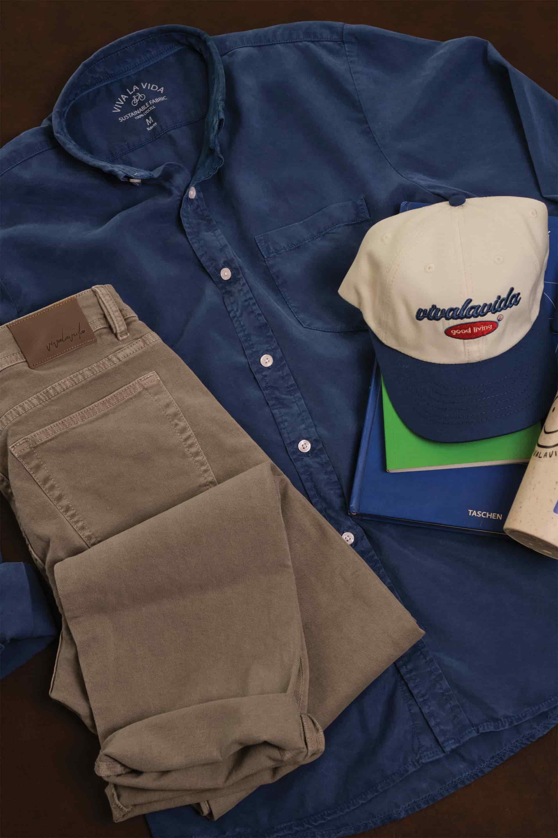 CAMISA LYOCELL COBALT - miniatura 2