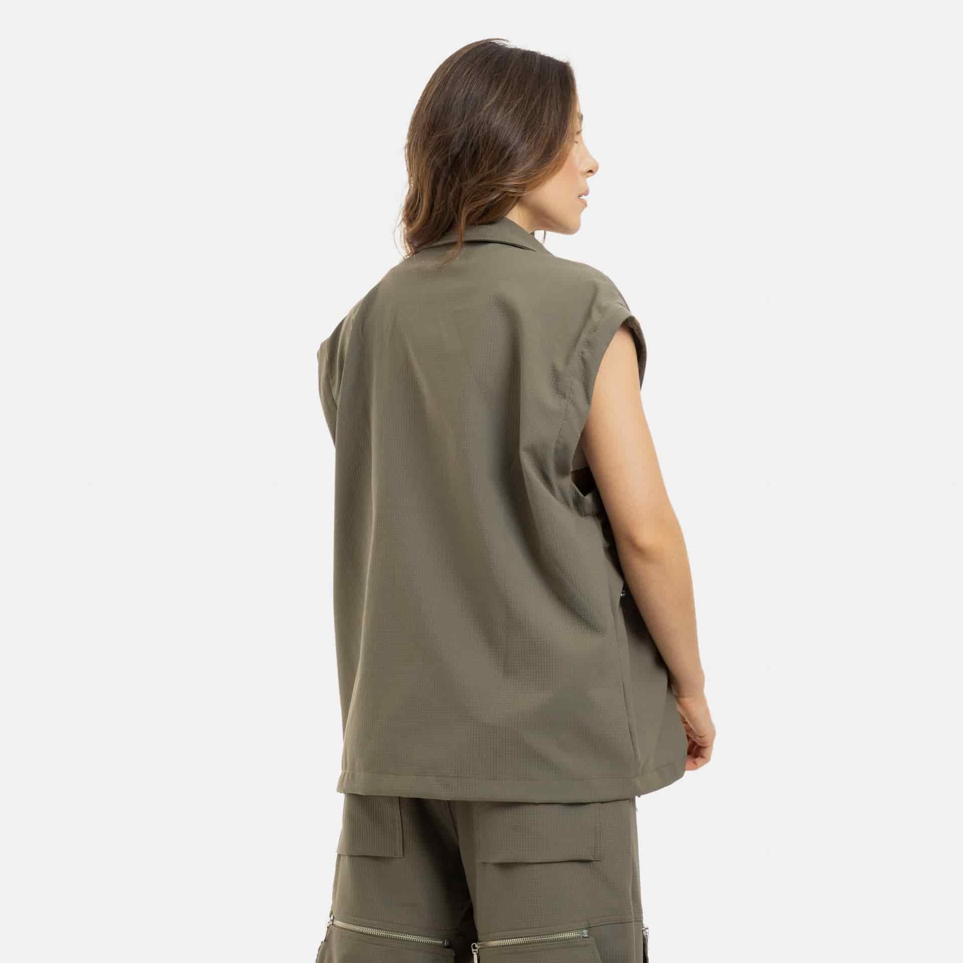 Convertible Utility Jacket Military Green - miniatura 22