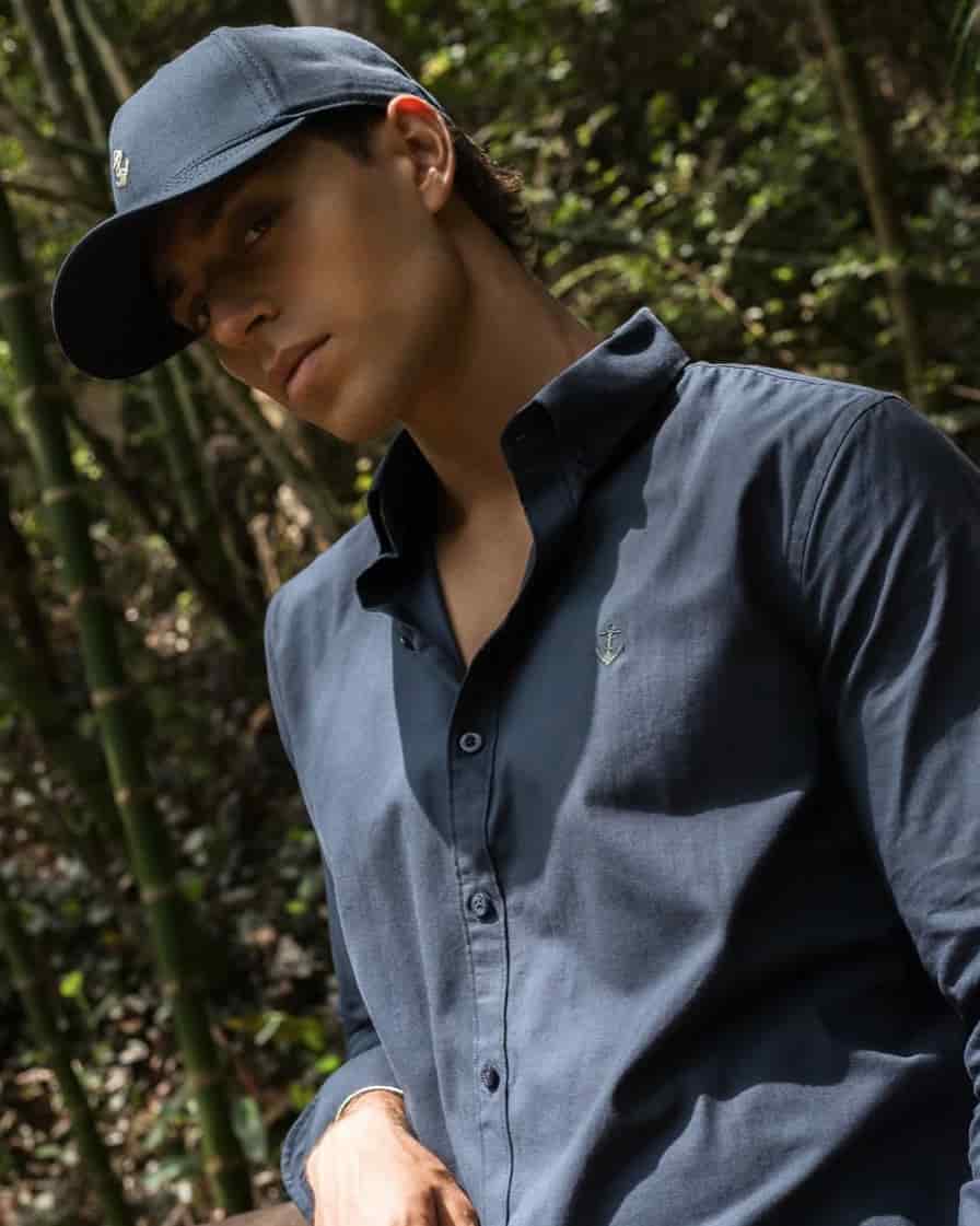 Camisa Oxford Navy - miniatura 1