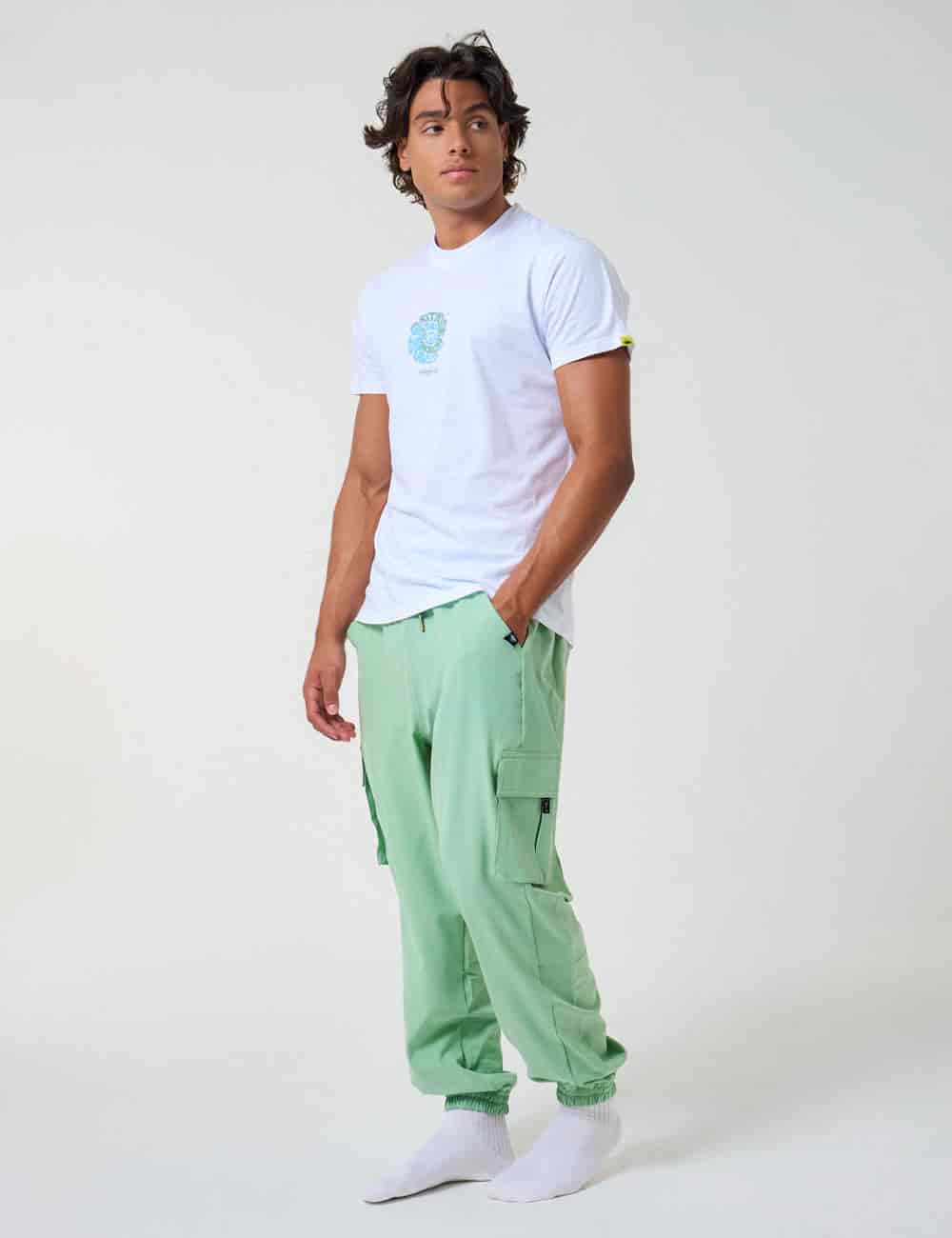 Pantalón Cargo Mycena verde menta Unisex - miniatura 1