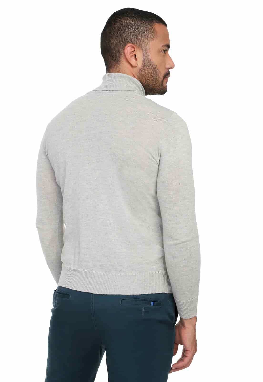 Buzo cuello tortuga gris - miniatura 2