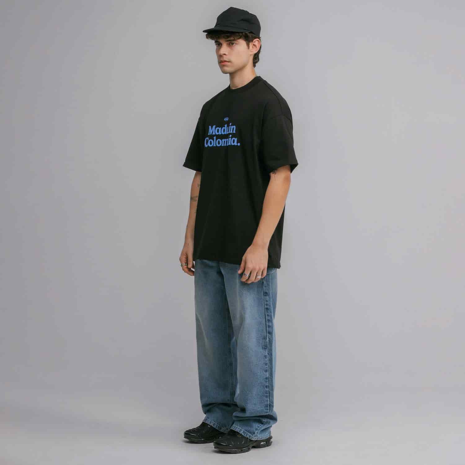 Colombia Oversized T-Shirt - Black - miniatura 5