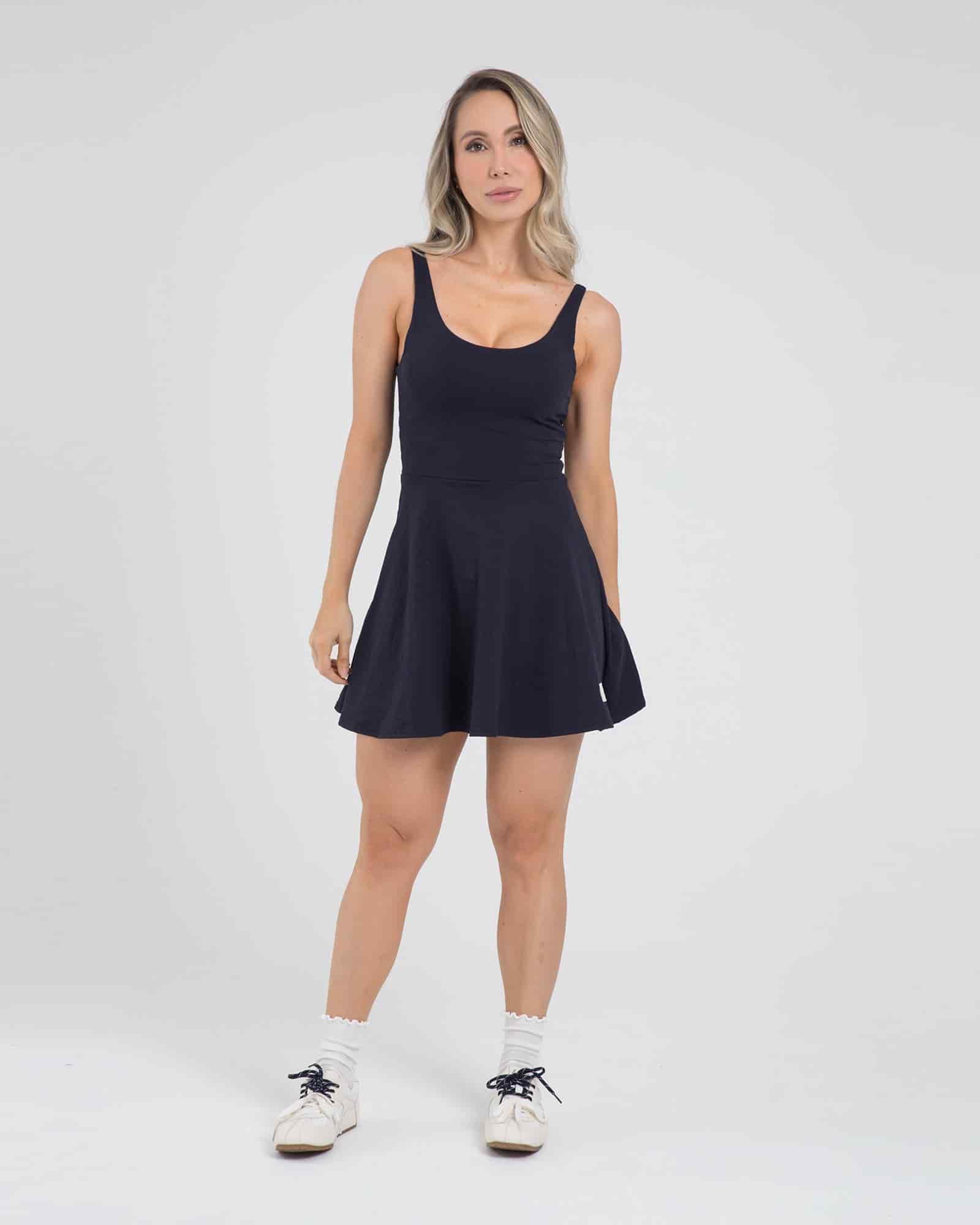Vestido falda light form azul navy offline FIBER - miniatura 1