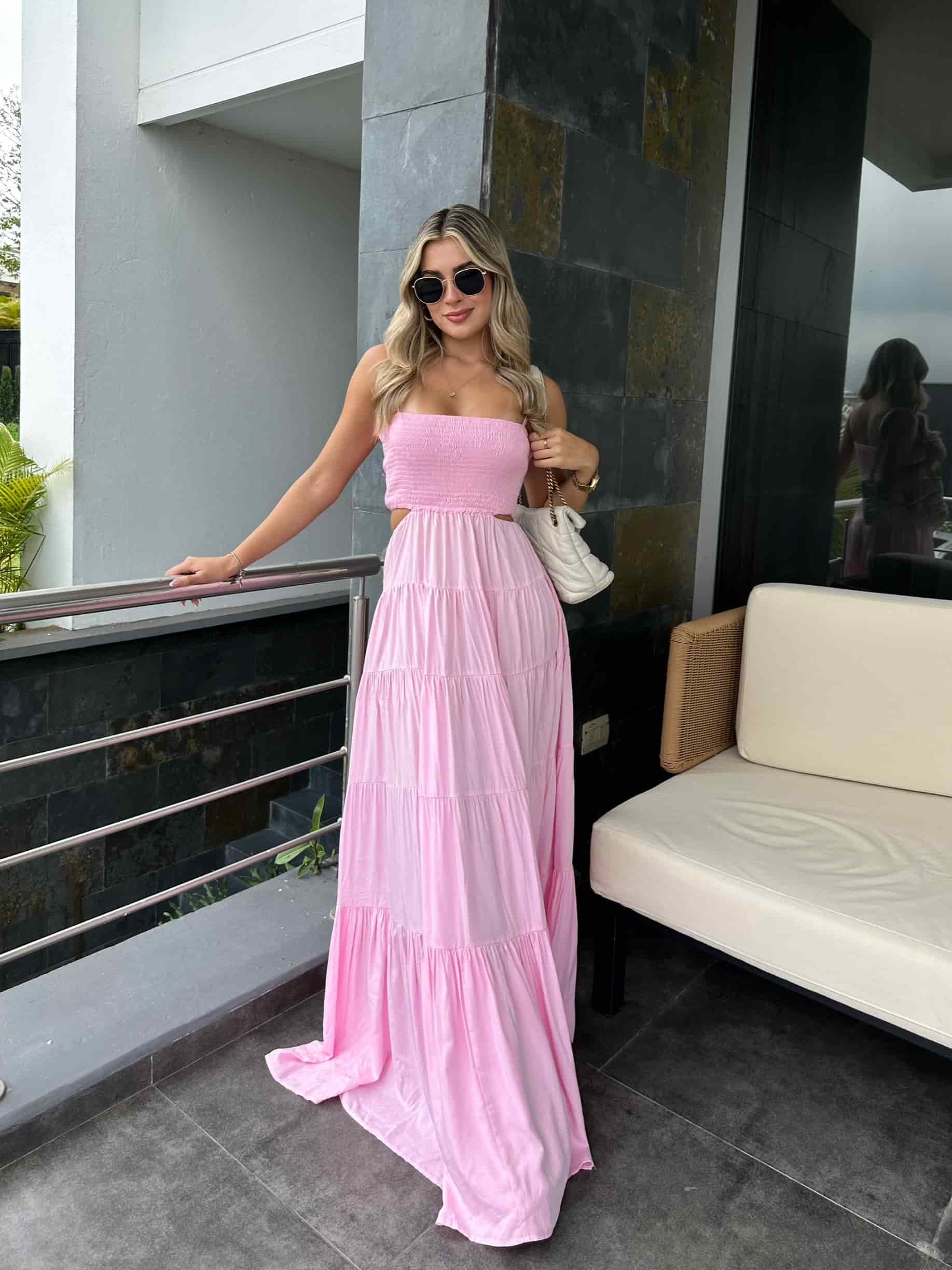 VESTIDO ASTRID ROSADO - miniatura 1
