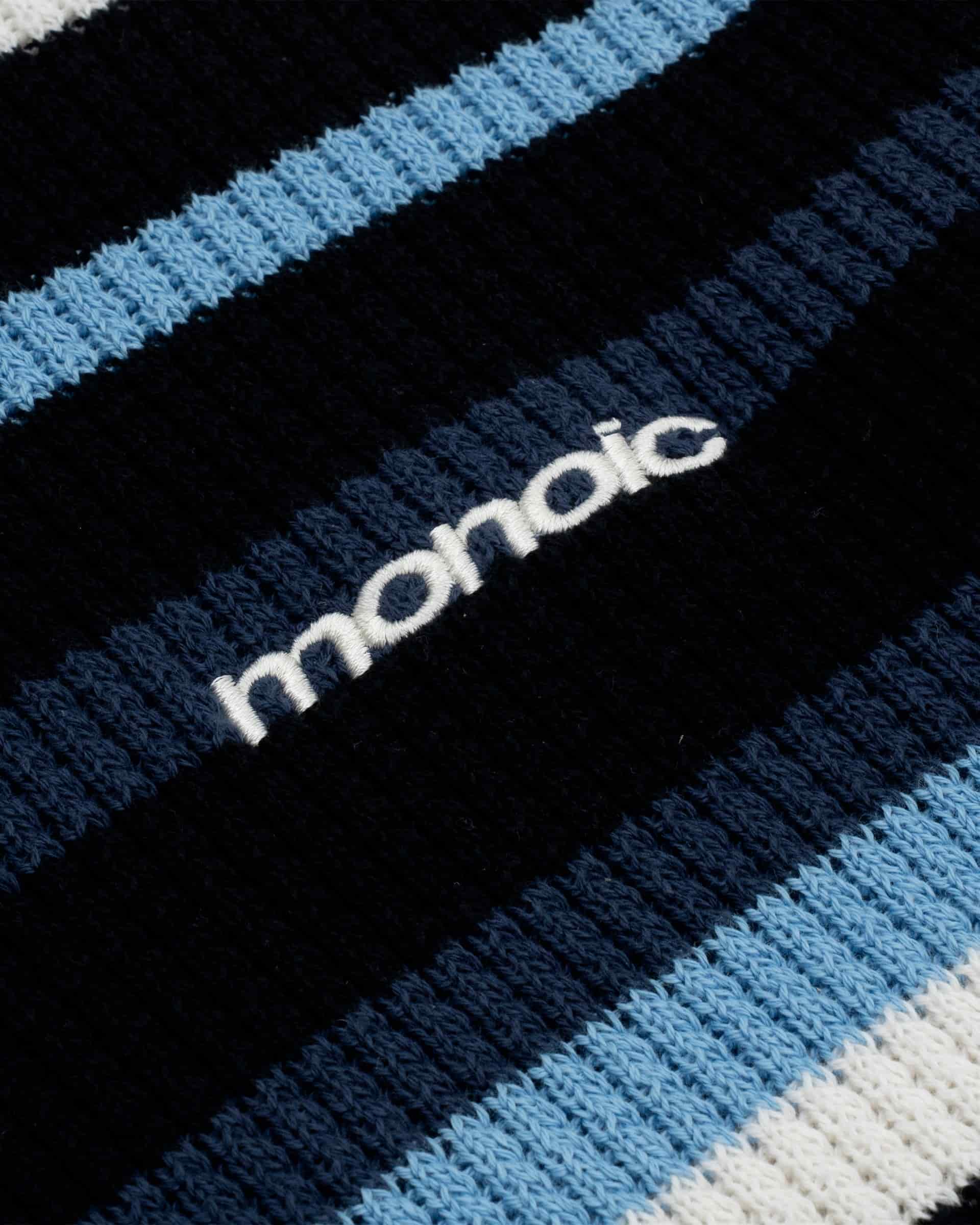 Striped Knitwear Sweater – Azul, Crema y Negro - miniatura 4