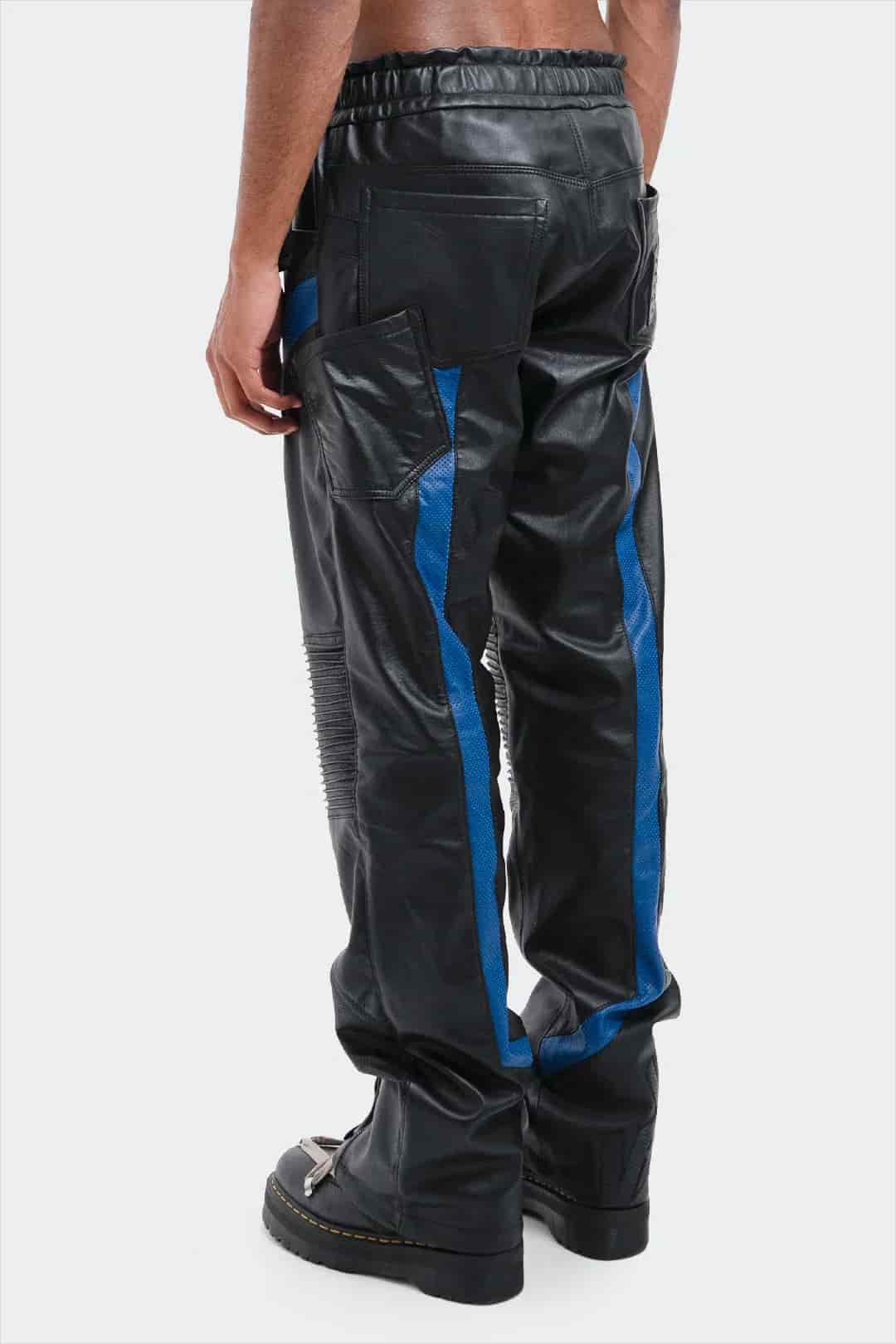 VENENO PANTALON CUERO BIKER GO FASTER - miniatura 7
