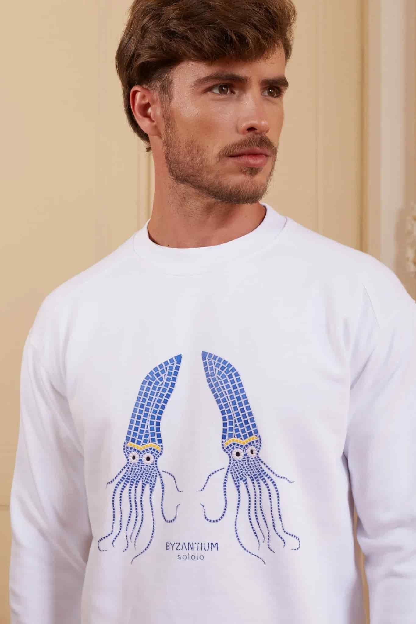 Men's petra sweatshirt white - miniatura 9