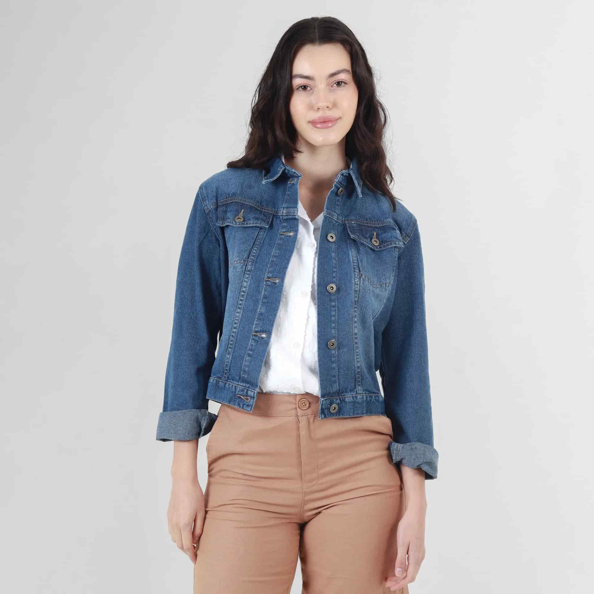 Chaqueta Denim Con Detalle - miniatura 1
