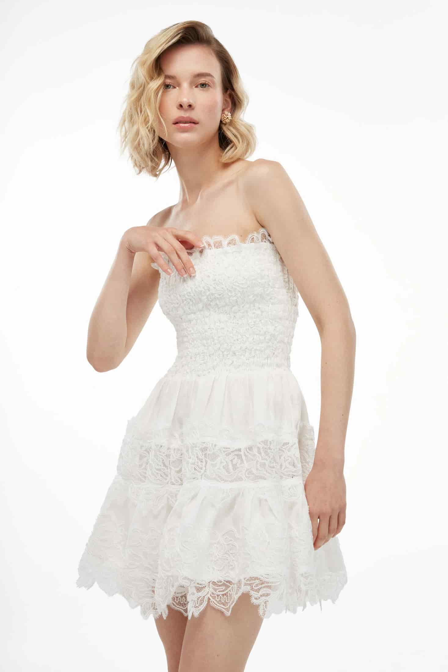 BRISA MINI DRESS WHITE - miniatura 3