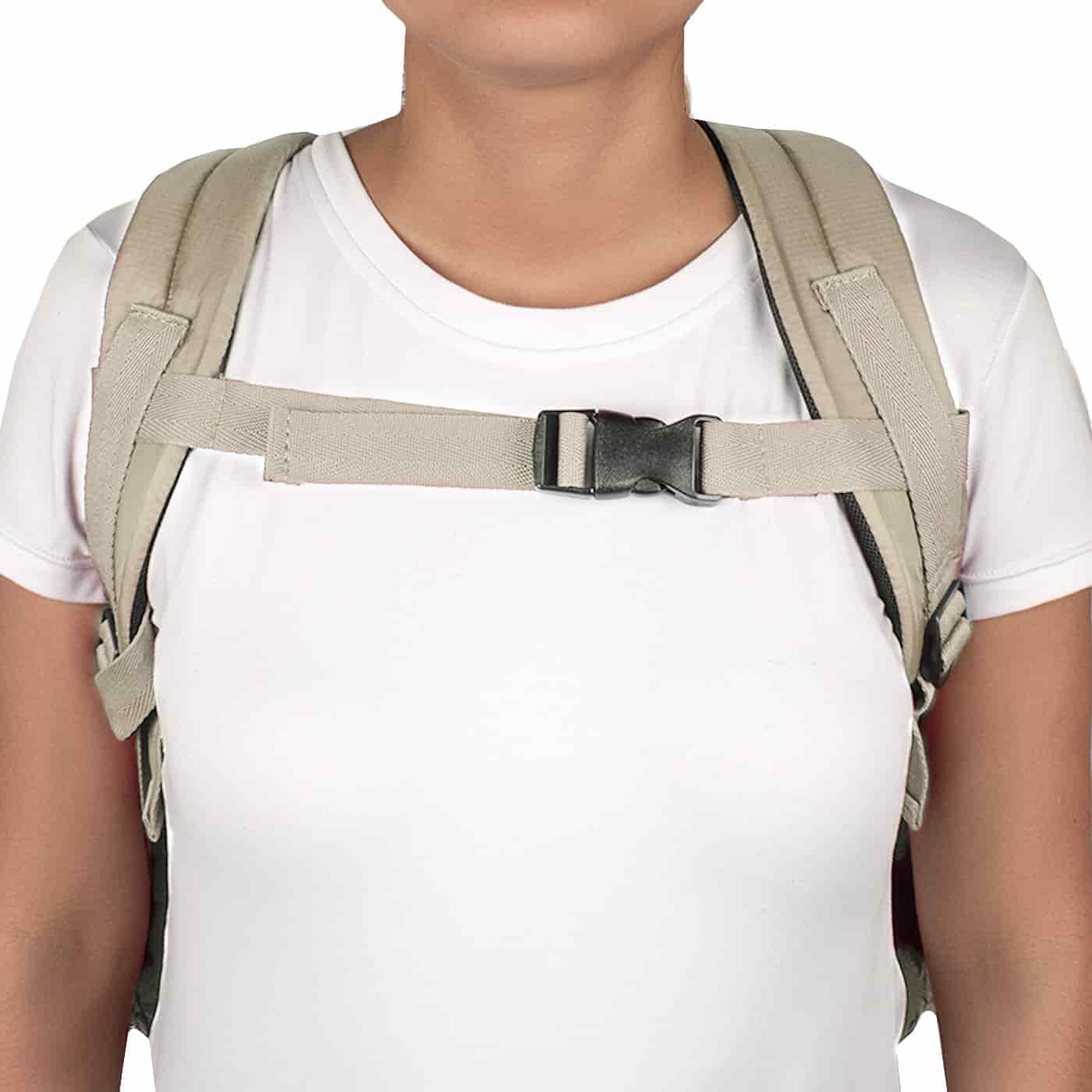 Morral Mochilero Pequeno Citybags Beige - miniatura 7