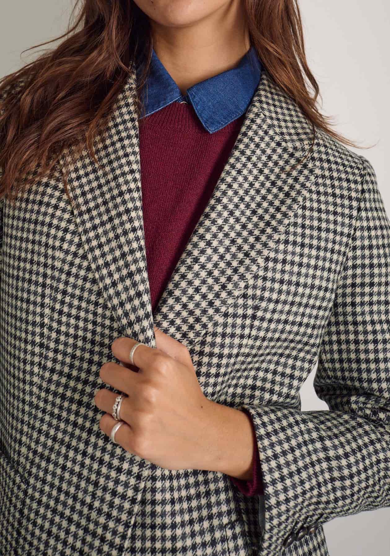 Blazer M Agatha Gallineto Marfil-Negro - miniatura 5