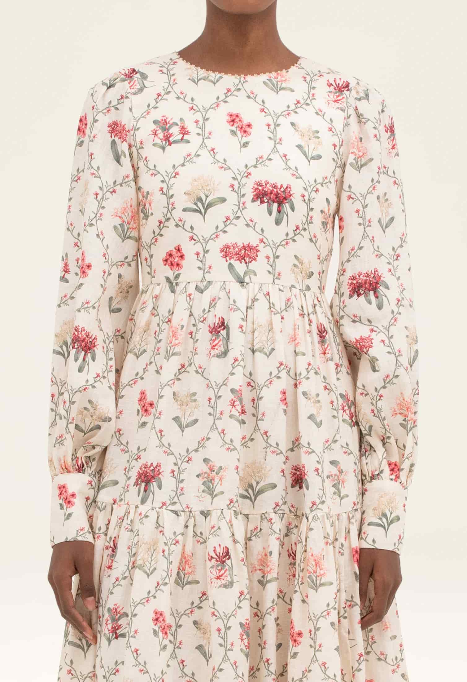 Nuez Orquidea Maxi Dress - miniatura 5