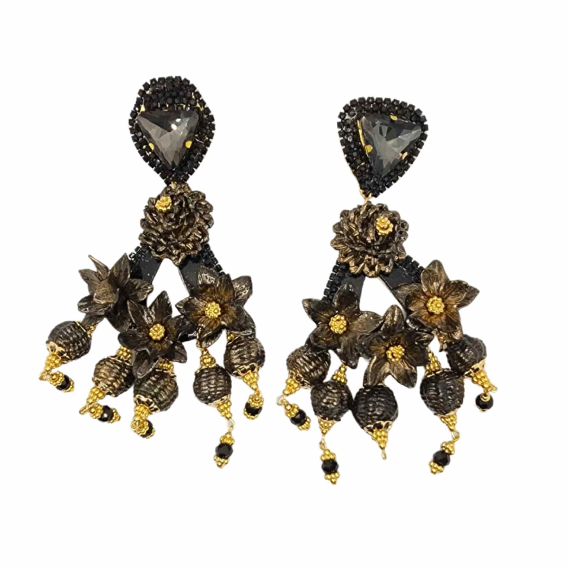 Onix Bloom Earrings - miniatura 1