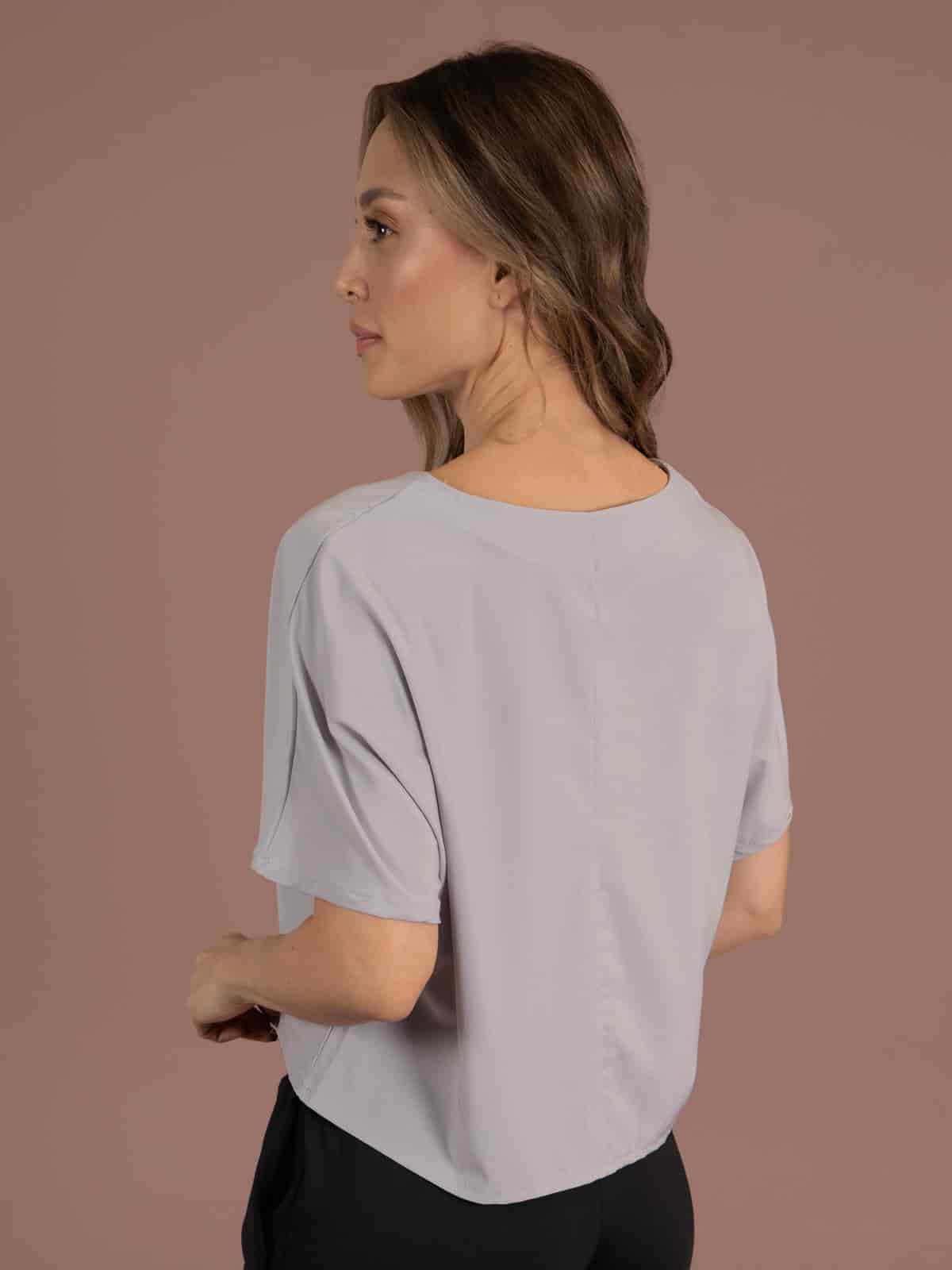 Blusa lara holly gris claro - miniatura 2