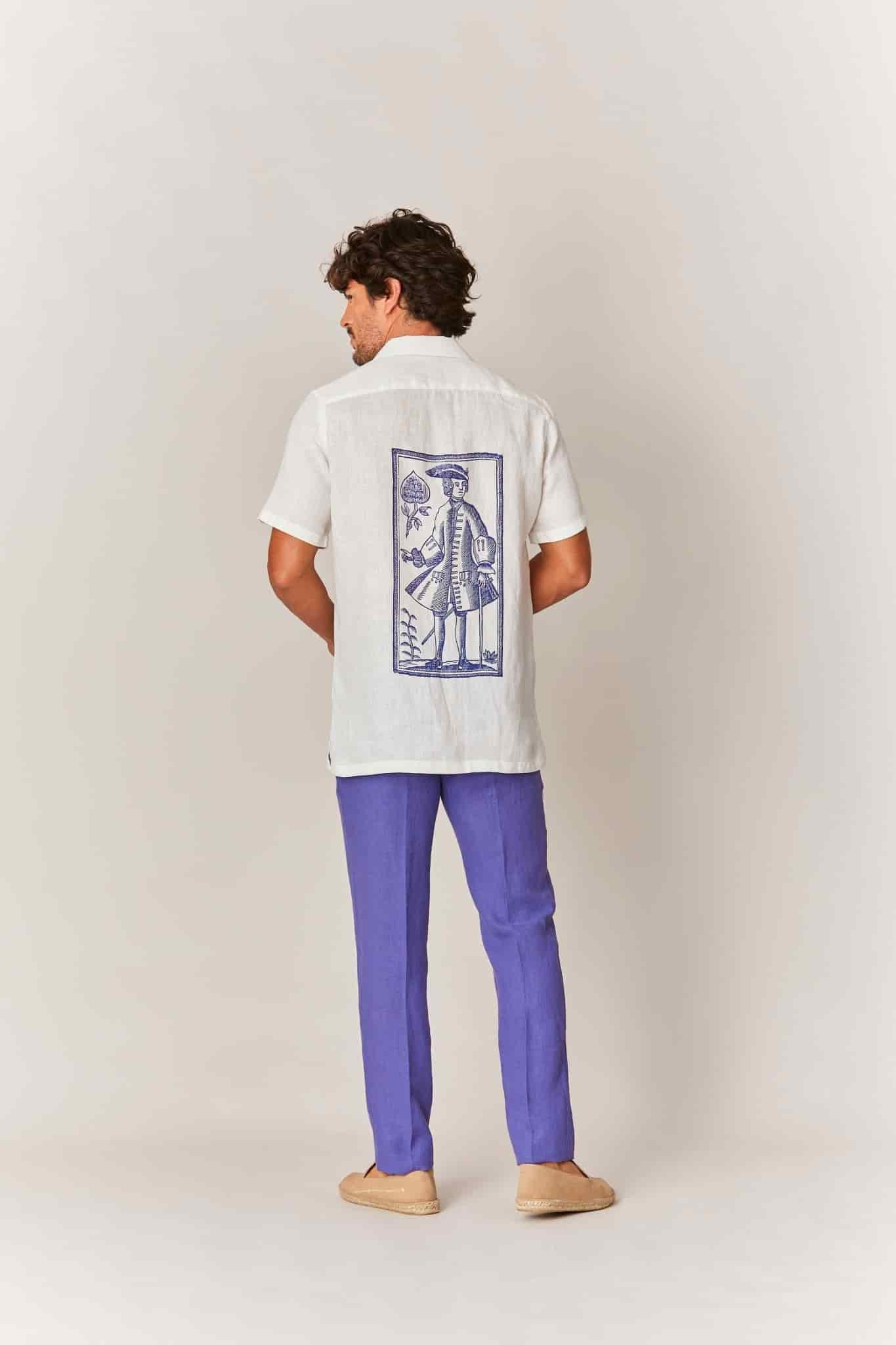 Men's linen shirt card - miniatura 2