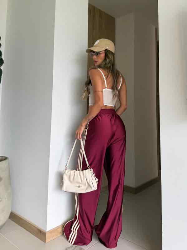 PANTALON VINOTINTO RAYAS CON AMARILLO - miniatura 5